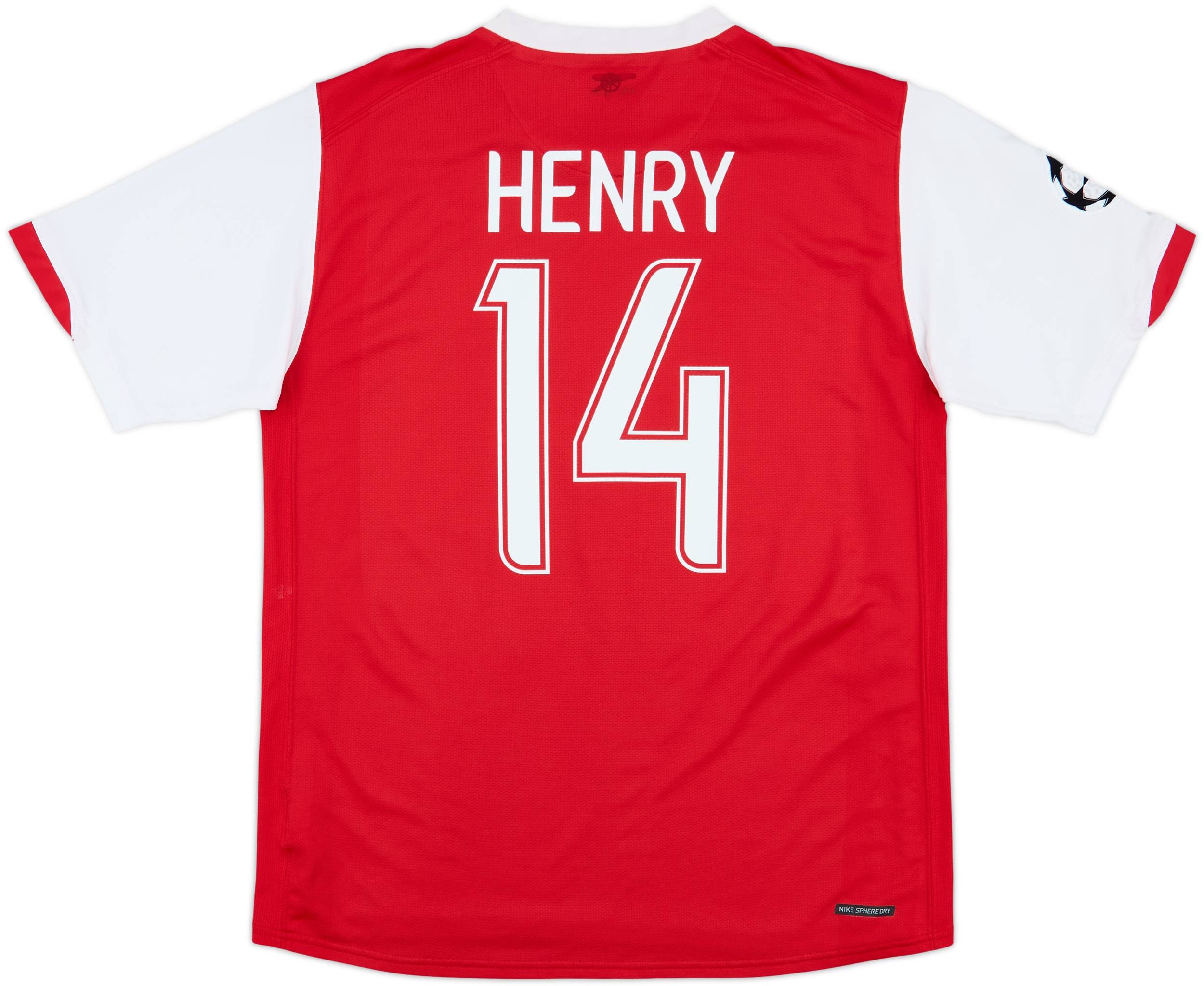 2006-08 Arsenal Home Shirt Henry #14 - 6/10 - (L)