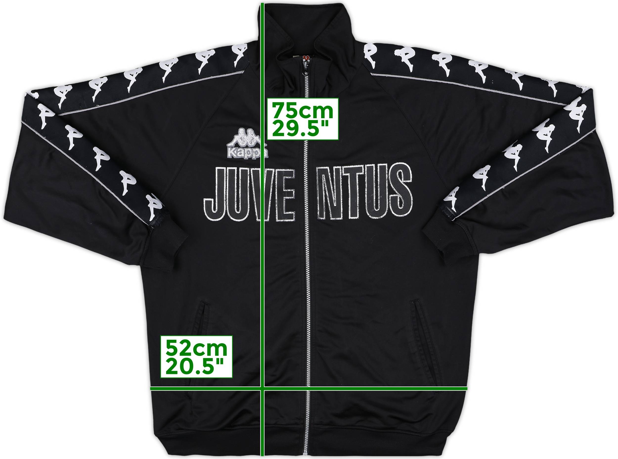 Kappa Juventus シャツ 1997-98 Juventus Kappa 1/4 Zip Track Jacket - 8/10 - (S)