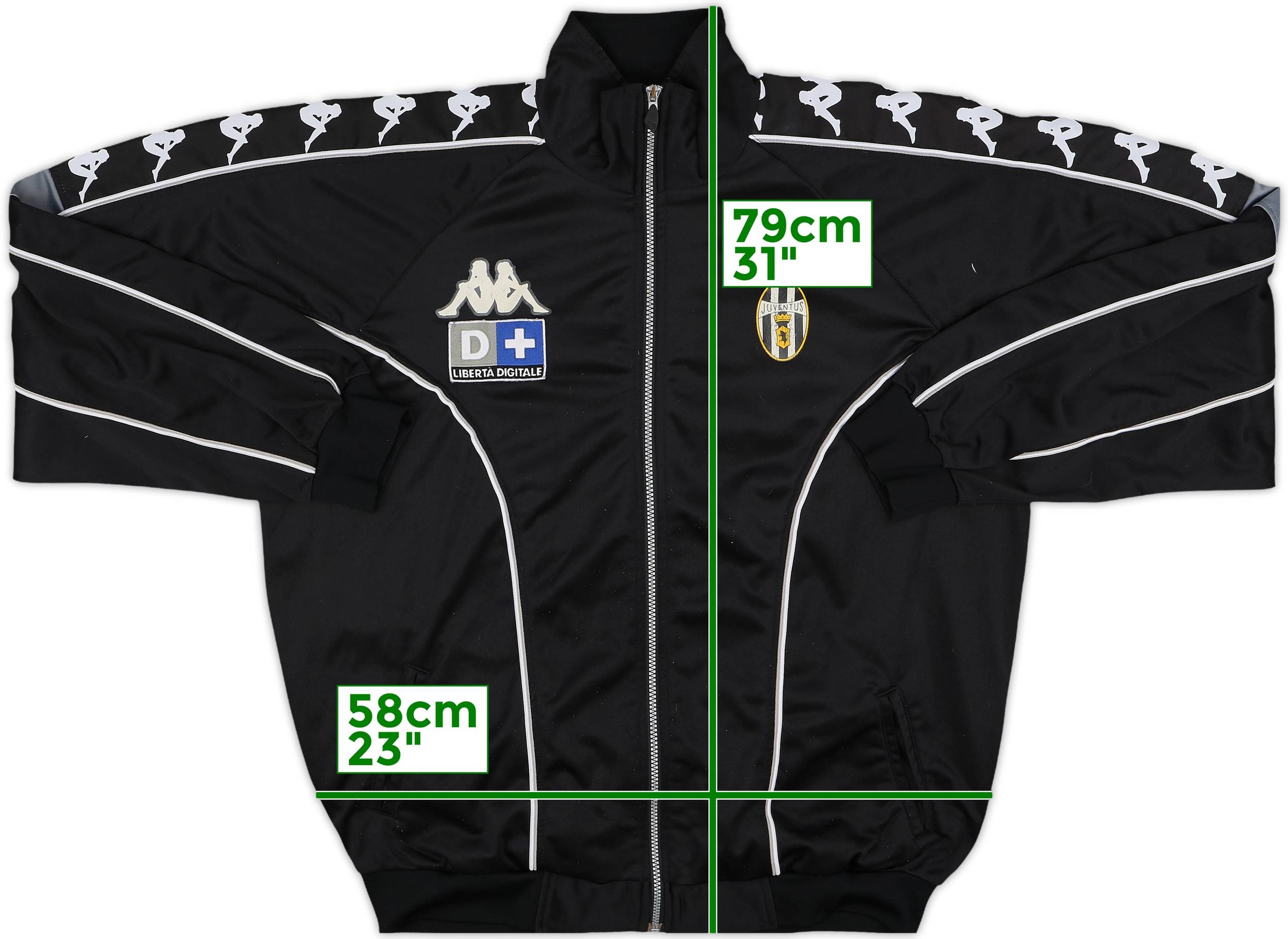 1998-99 90s Kappa Juventus トラックジャケット 1998-99 Juventus Kappa Track Jacket - 9/10 - (L)