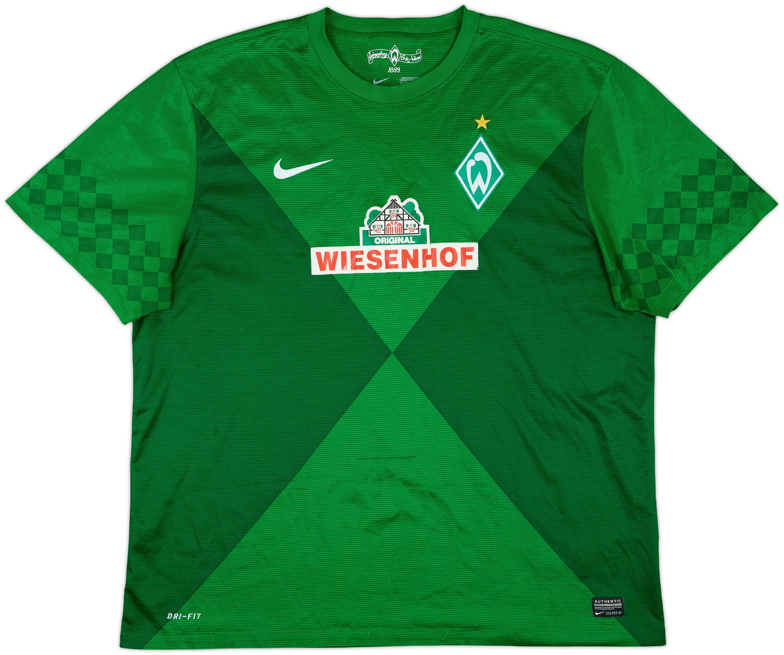 2012-13 Werder Bremen Home Shirt - 6/10 - (XXL)