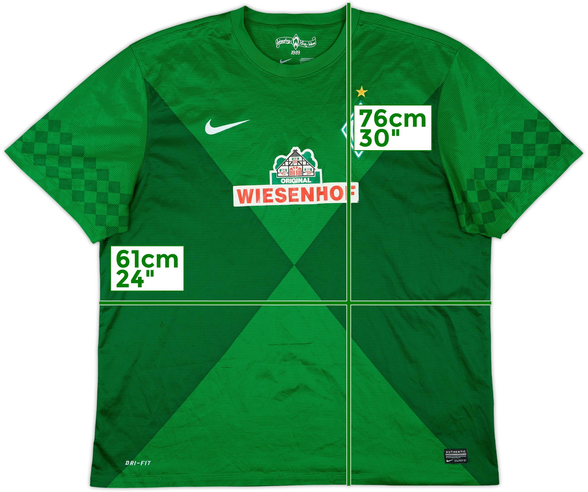 2012-13 Werder Bremen Home Shirt - 6/10 - (XXL)