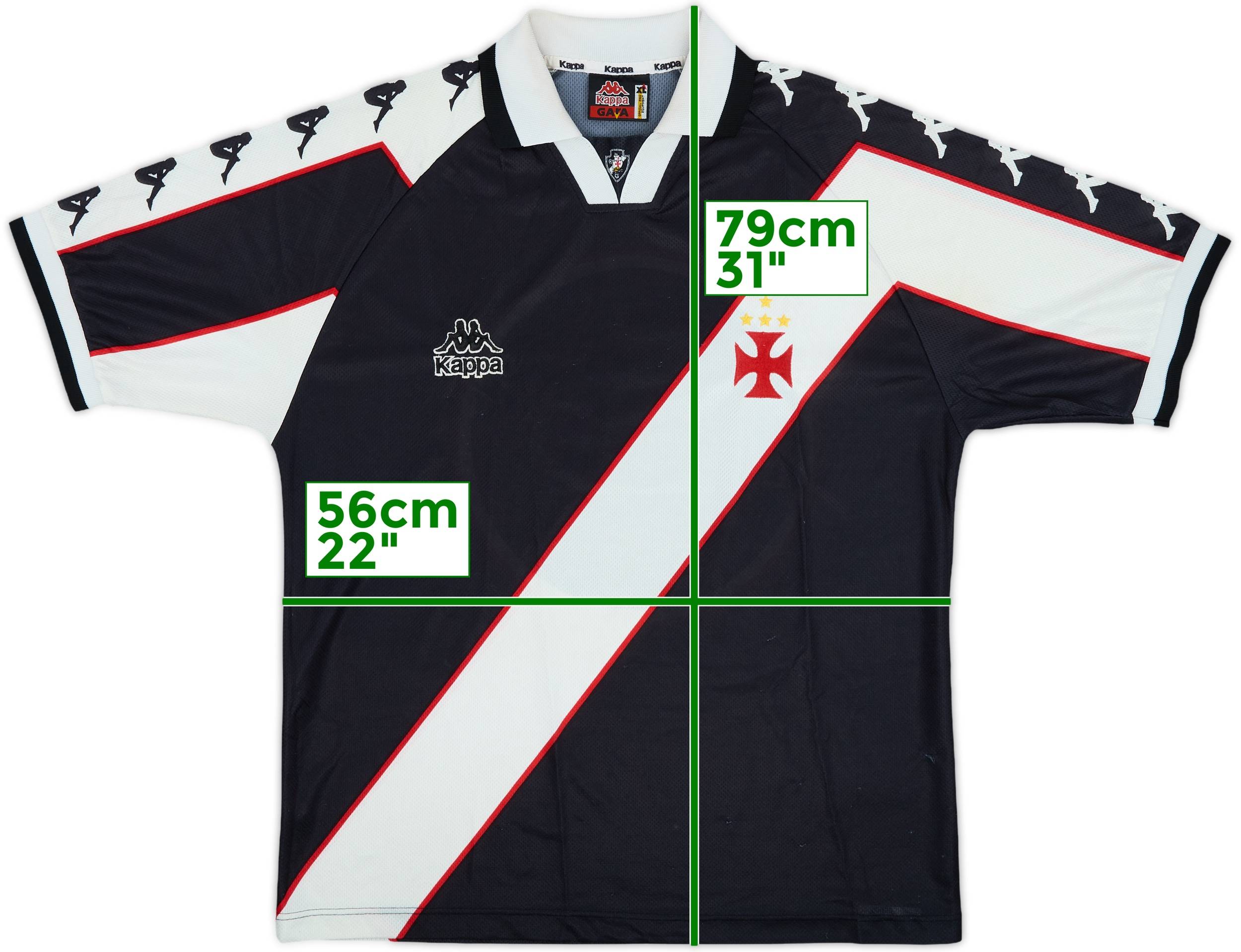 1996 Vasco da Gama Home Shirt - 6/10 - (XL)