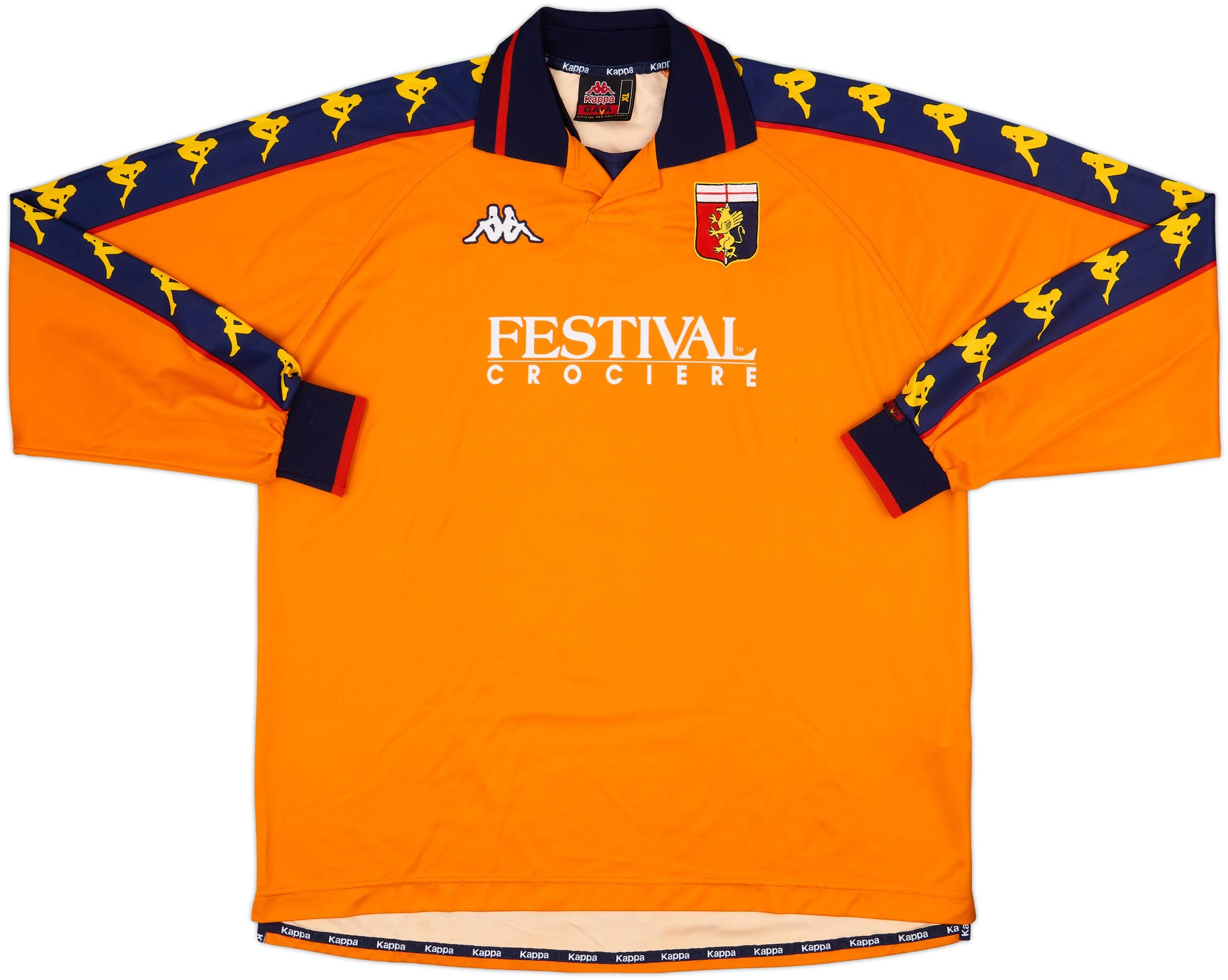 GENOA シャツ 背番号9 2007-08 Genoa Home L/S Shirt - 9/10 - (XL)