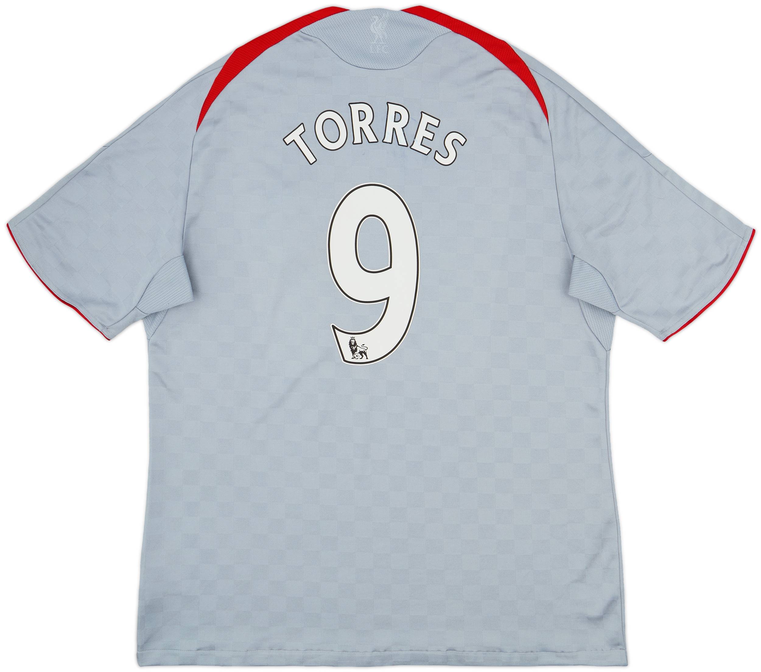 ウェア 09-10 Liverpool AWAY No.9 TORRES 2009-10 Liverpool Away Shirt Torres #9 - 8/10 - (S.Boys)