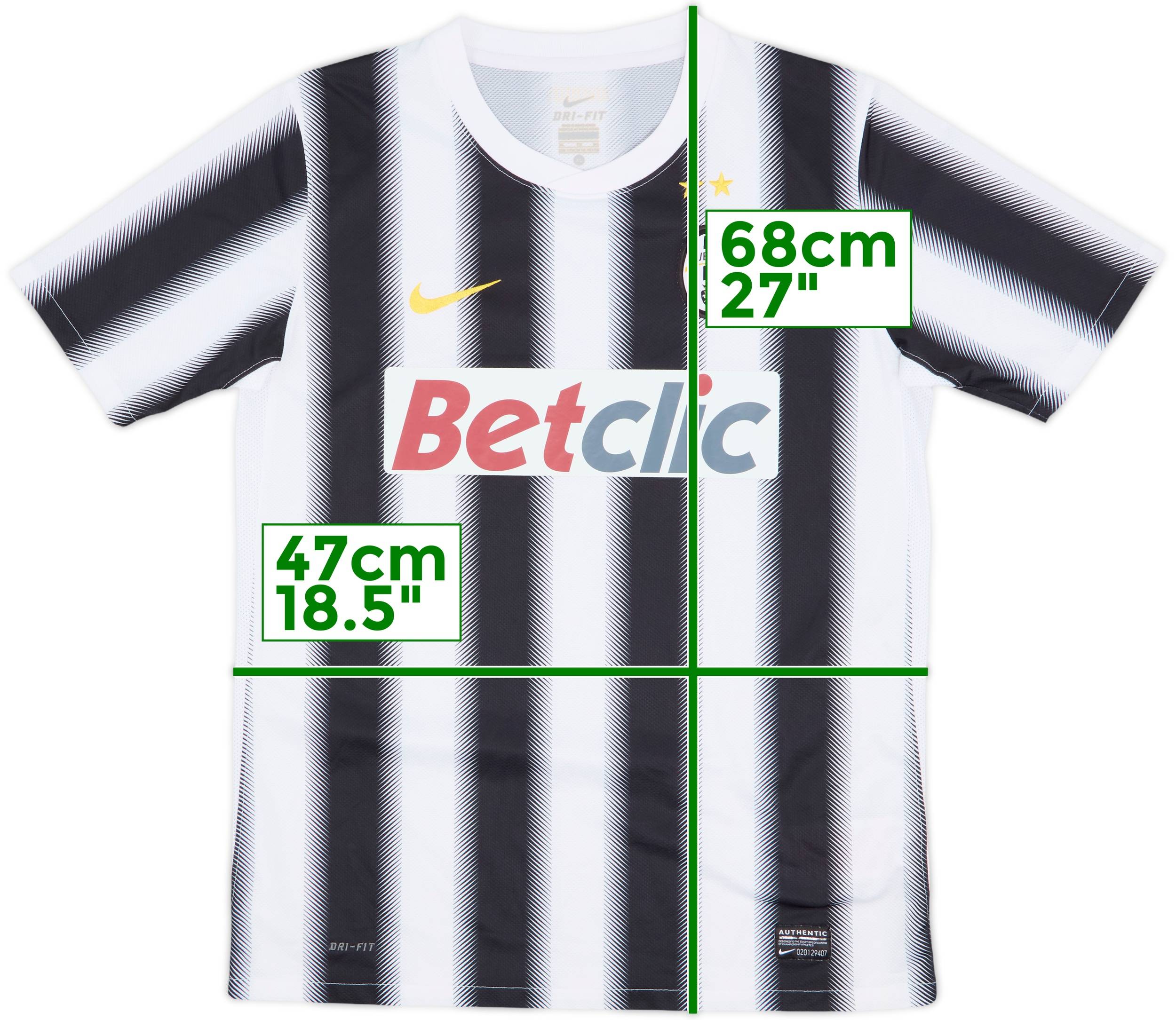 2011-12 Juventus Home Shirt - 10/10 - (XL.Boys)