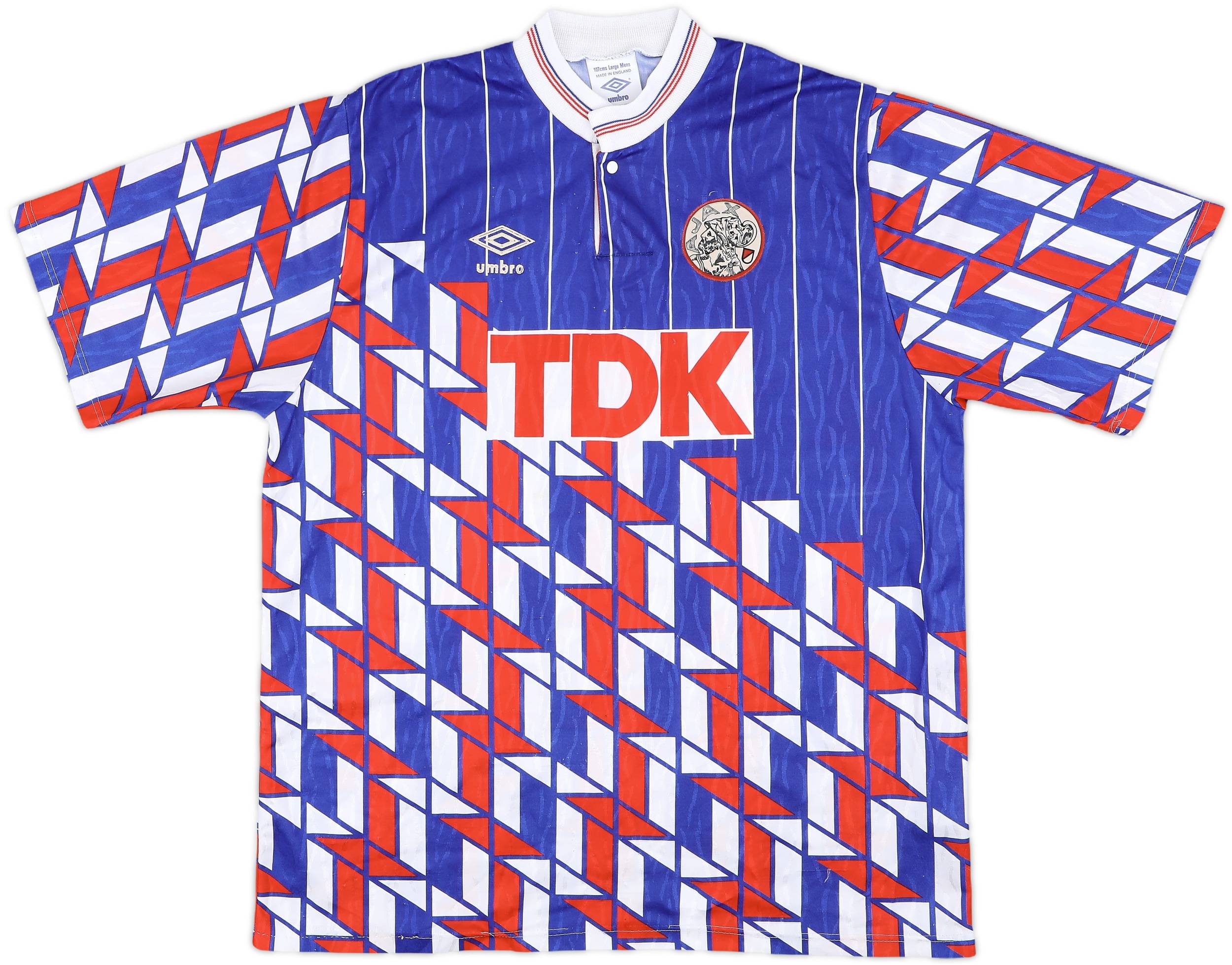 1989-90 Ajax Away Shirt - 7/10 - (L)