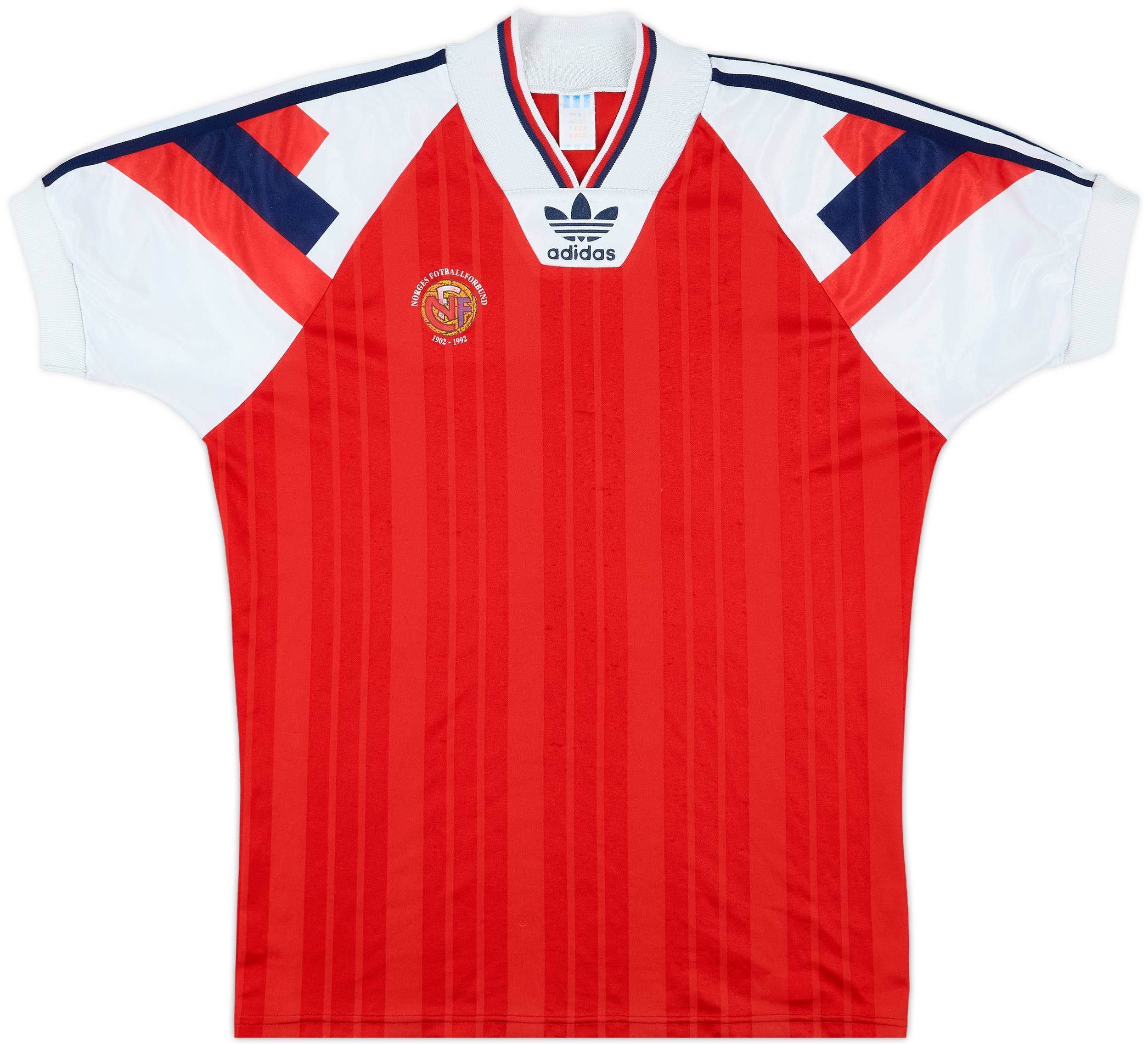 1992-94 Norway Match Issue Home Shirt #4
