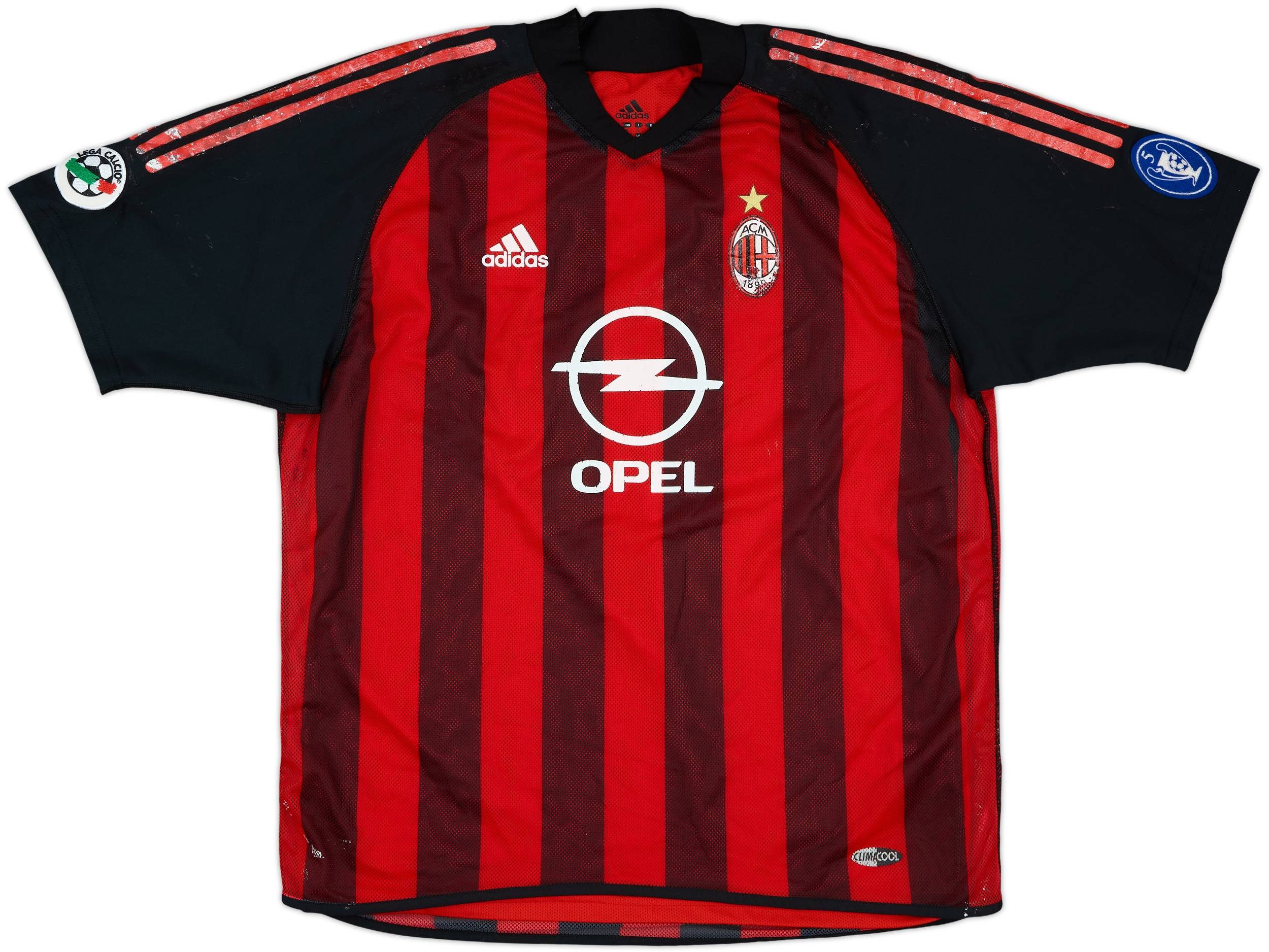 2002-03 AC Milan Match Issue Home Shirt Serginho #27