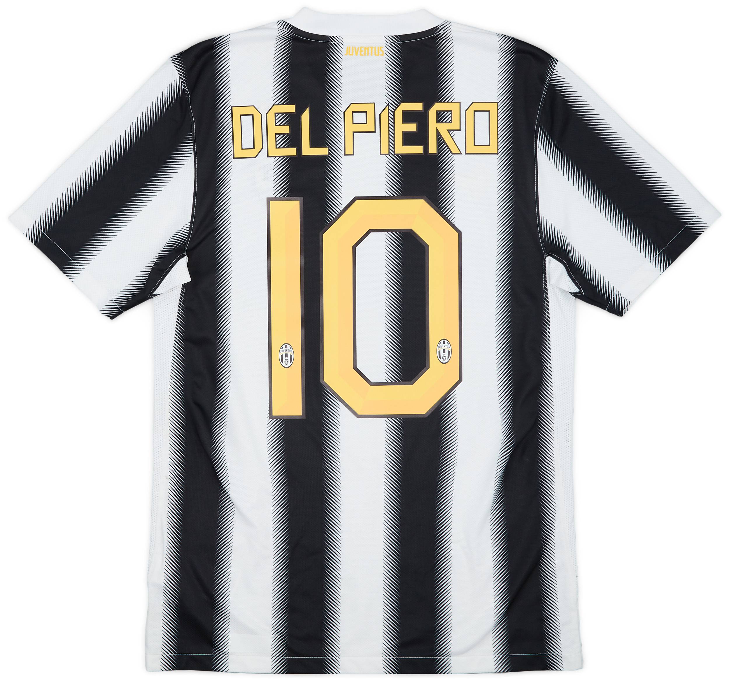 2011-12 Juventus Home Shirt Del Piero #10 - 8/10 - (S)