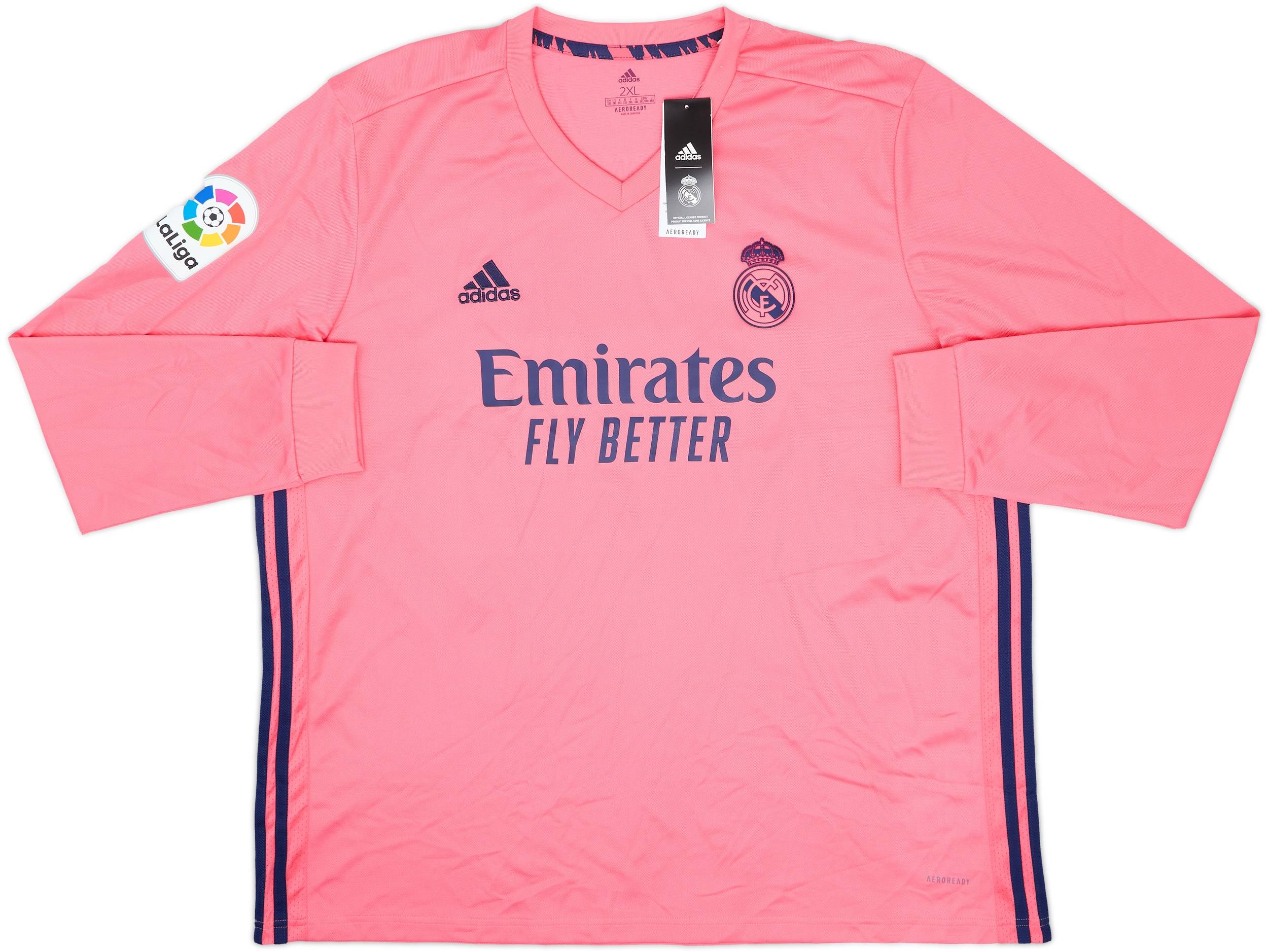 2020-21 Real Madrid Away L/S Shirt Casemiro #14 (XXL)