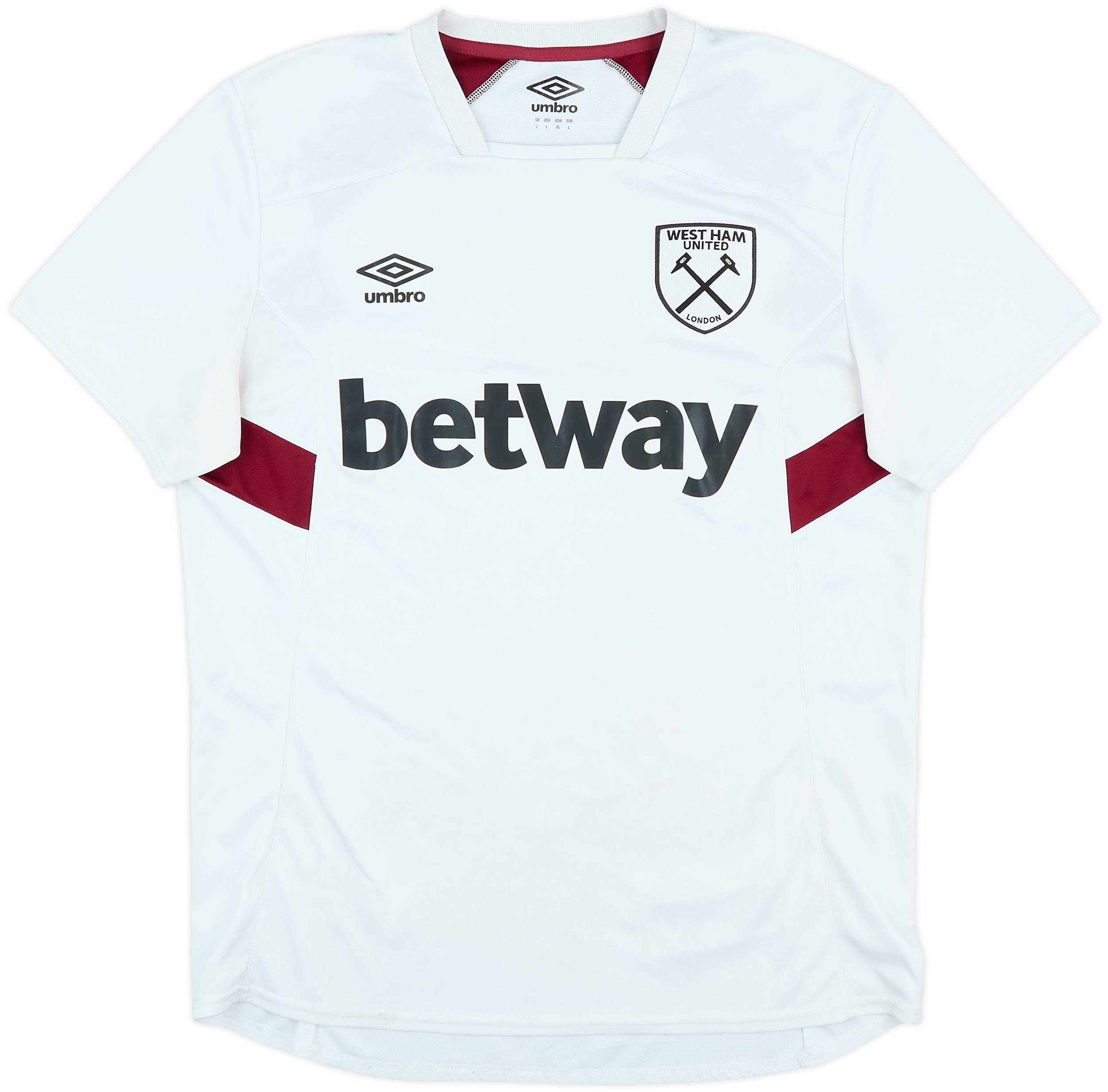 2016-17 West Ham Umbro Training Shirt - 6/10 - (L)