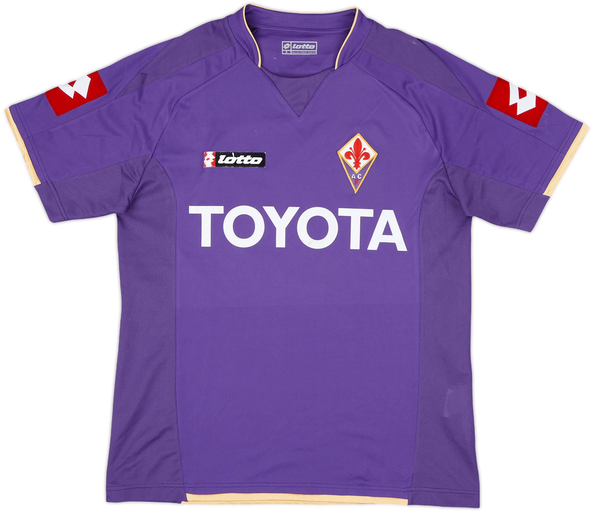 2007-08 Fiorentina Home Shirt Mutu #10 - 4/10 - (S)