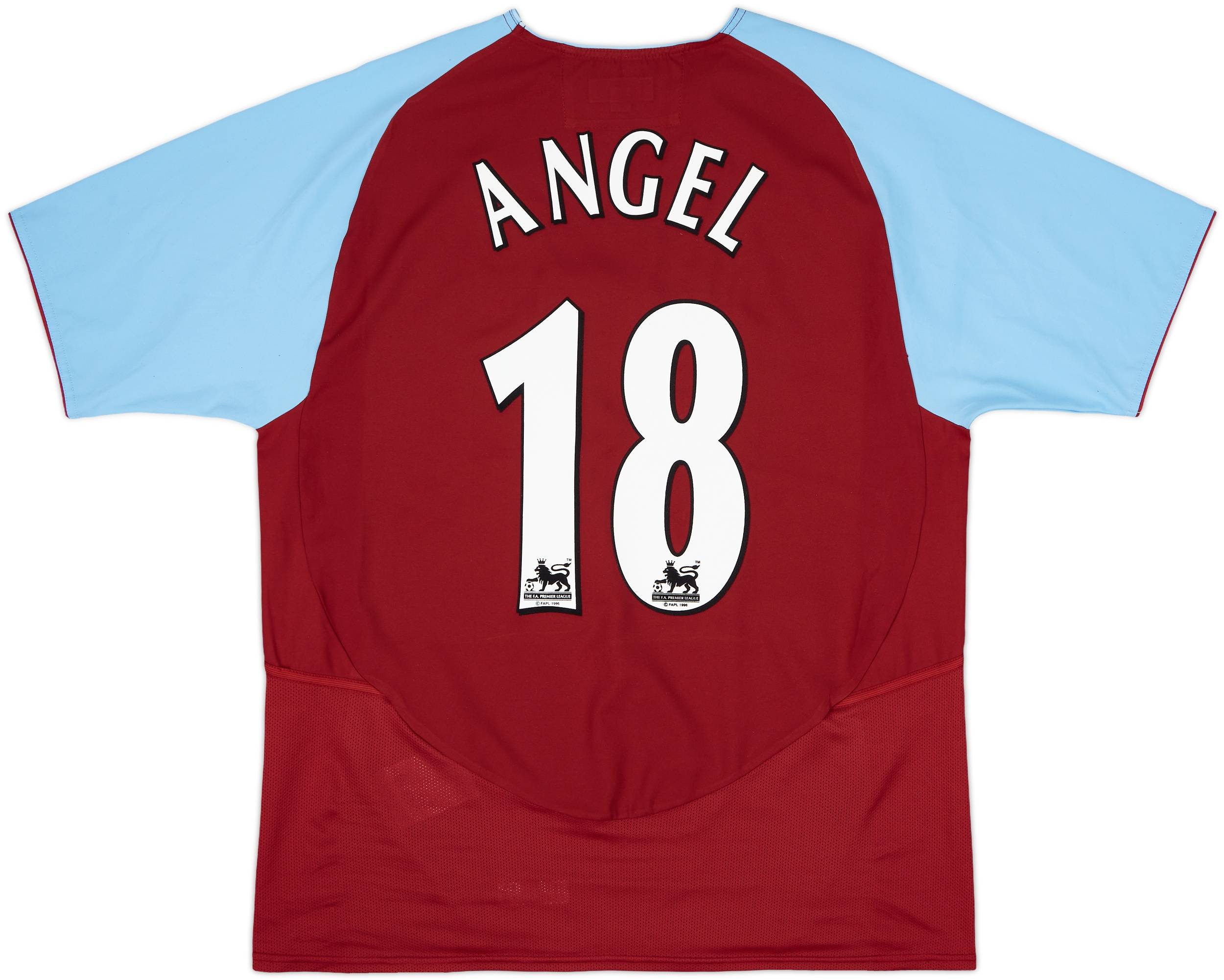2003-04 Aston Villa Home Shirt Angel #18 - 8/10 - (S)