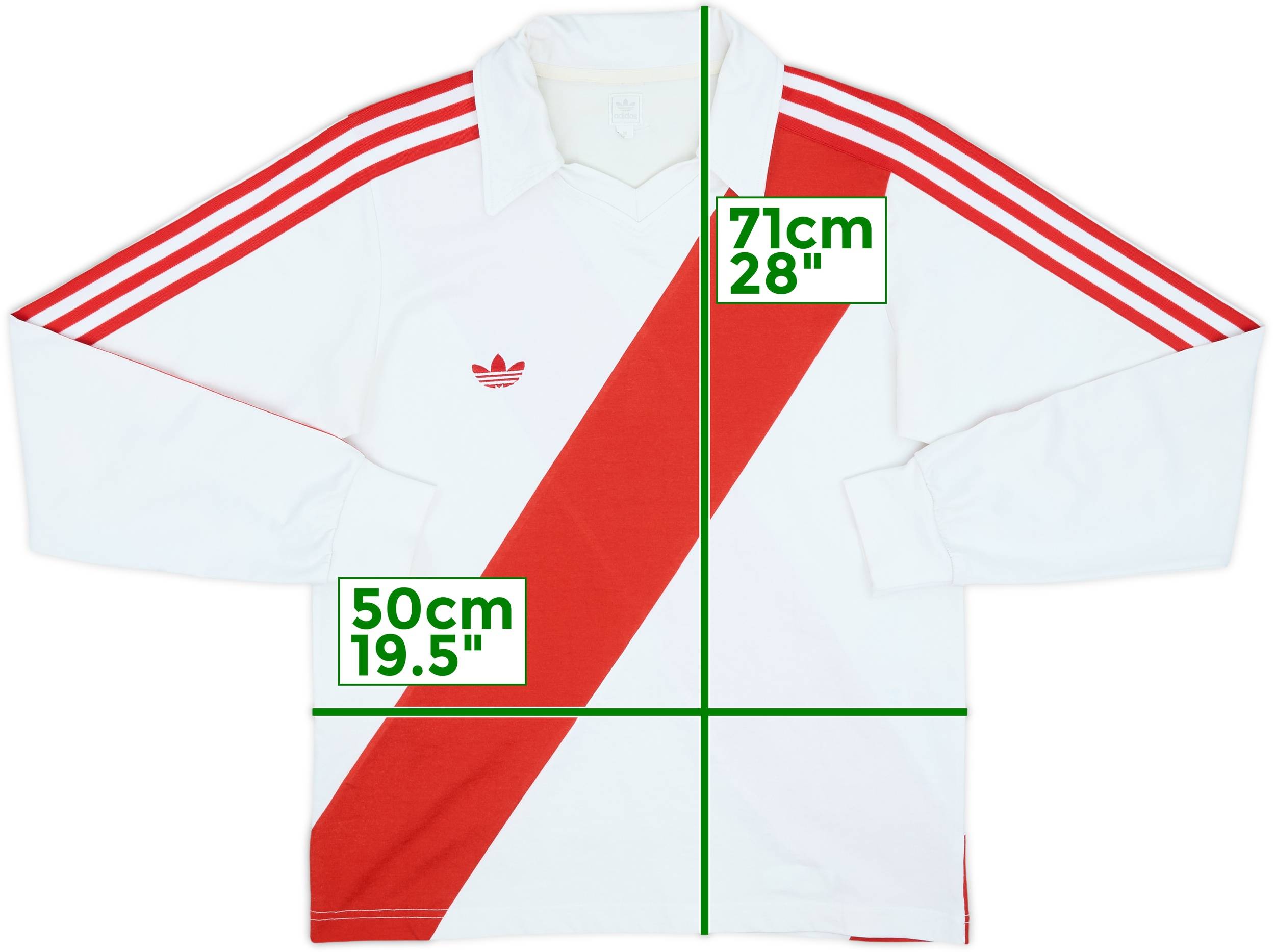 ウェア Peru adidas Originals Retro Shirt #10 2003 Peru adidas Originals Retro Home L/S Shirt - 8/10 - (M)