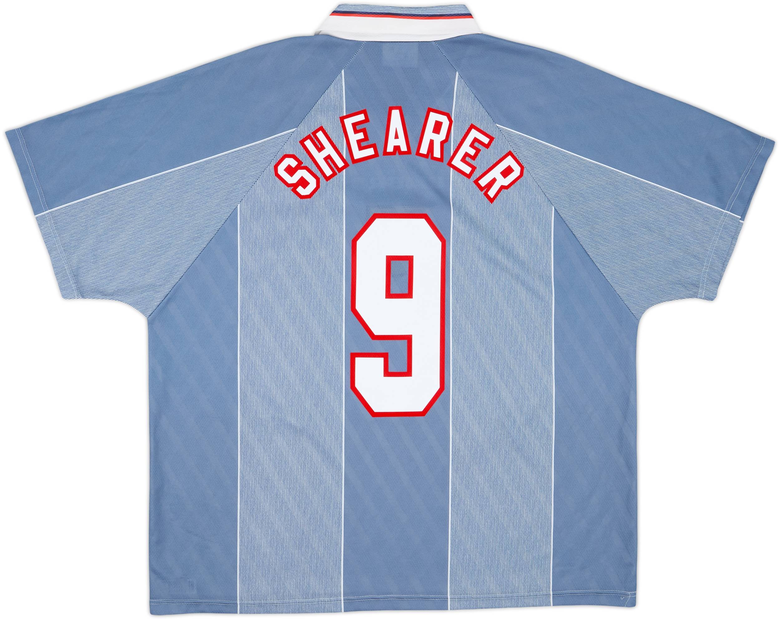 1996-97 England Away Shirt Shearer #9 - 9/10 - (XXL)