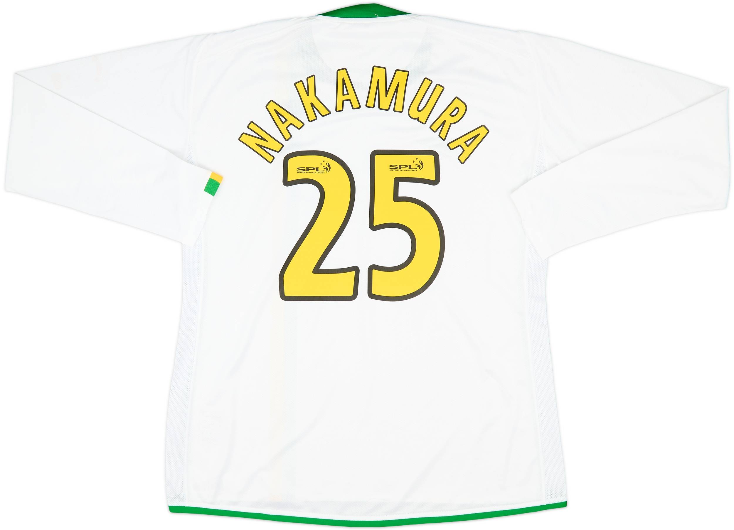 Celtic FC NAKAMURA 25番 シャツ Celtic FC Nike Player Version Champions League NAKAMURA #25