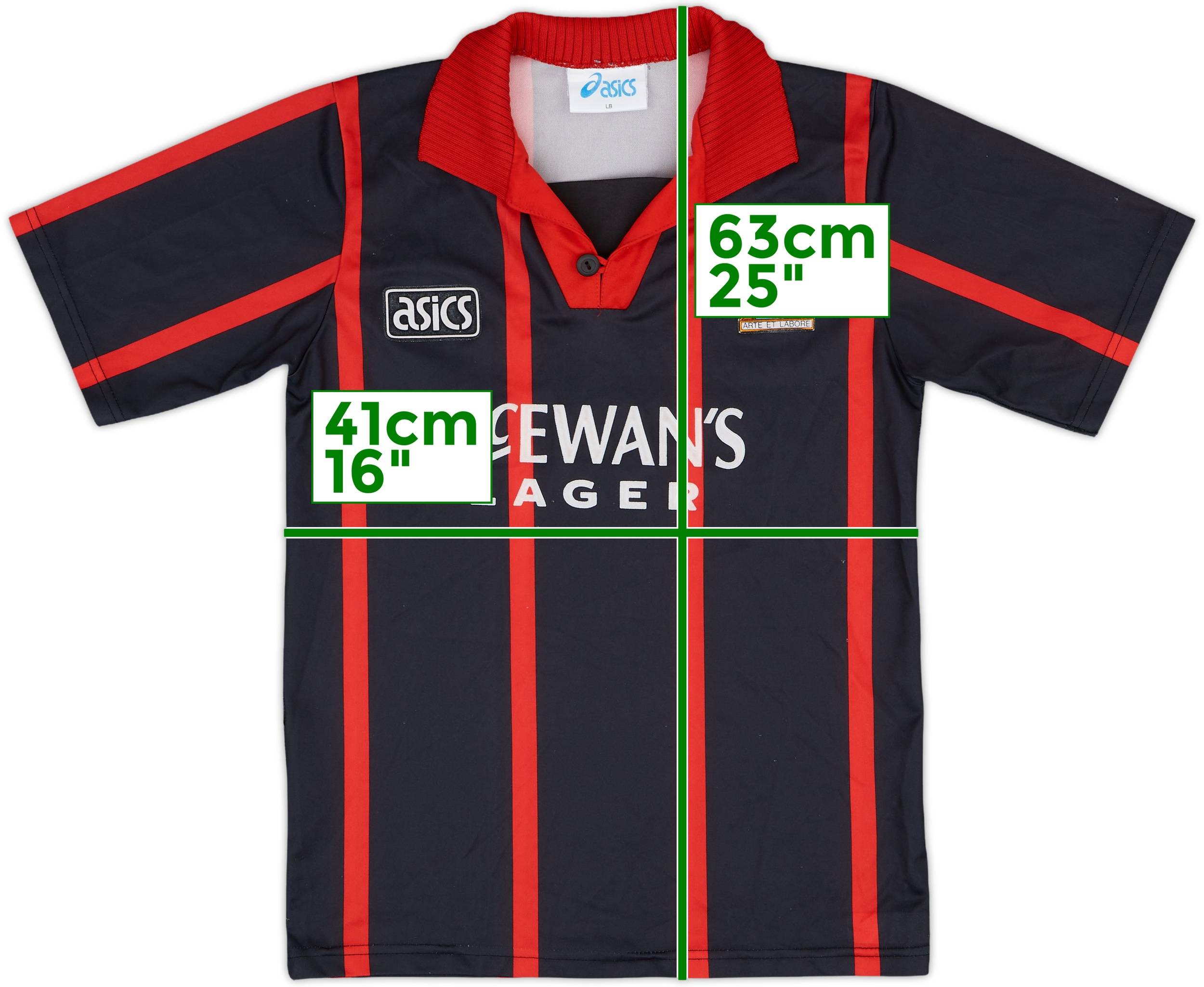 Blackburn Rovers F.C. シャツ 1995 1995-96 Blackburn Rovers Away Shirt - 9/10 - (L.Boys)