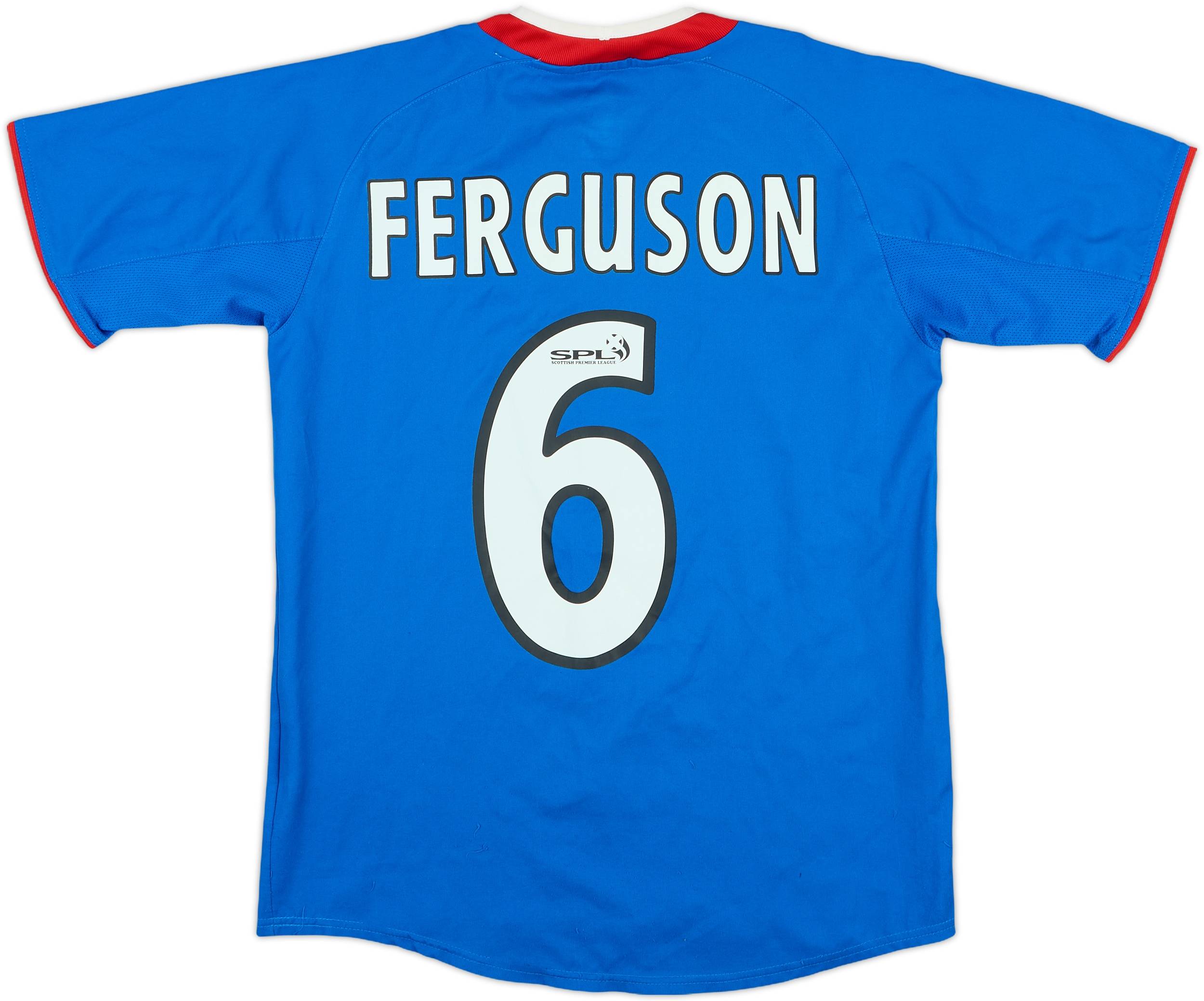 2003-05 Rangers Home Shirt Ferguson #6 - 8/10 - (M.Boys)