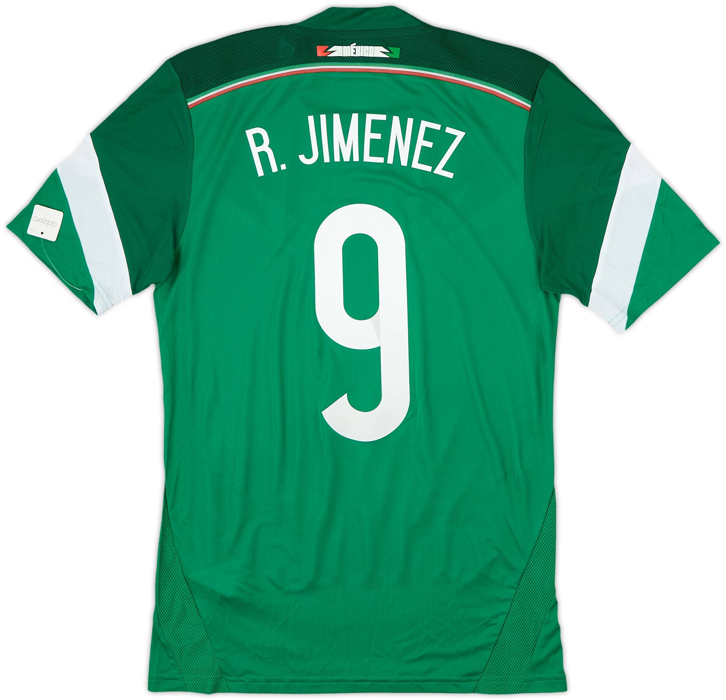 2014-15 Mexico Authentic Home Shirt R. Jimenez #9 (S)