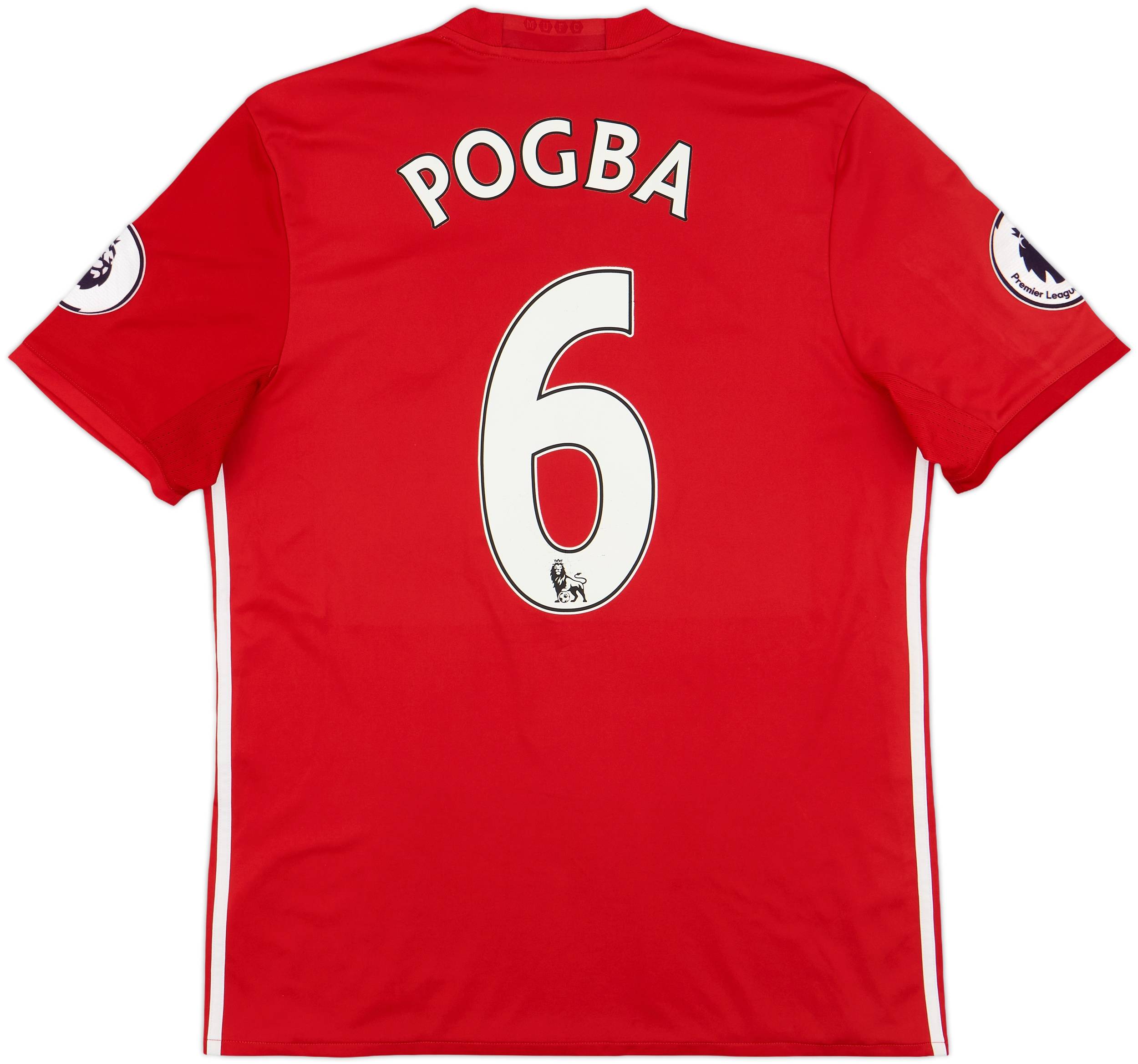 2016-17 Manchester United Home Shirt Pogba #6 8/10 (L)