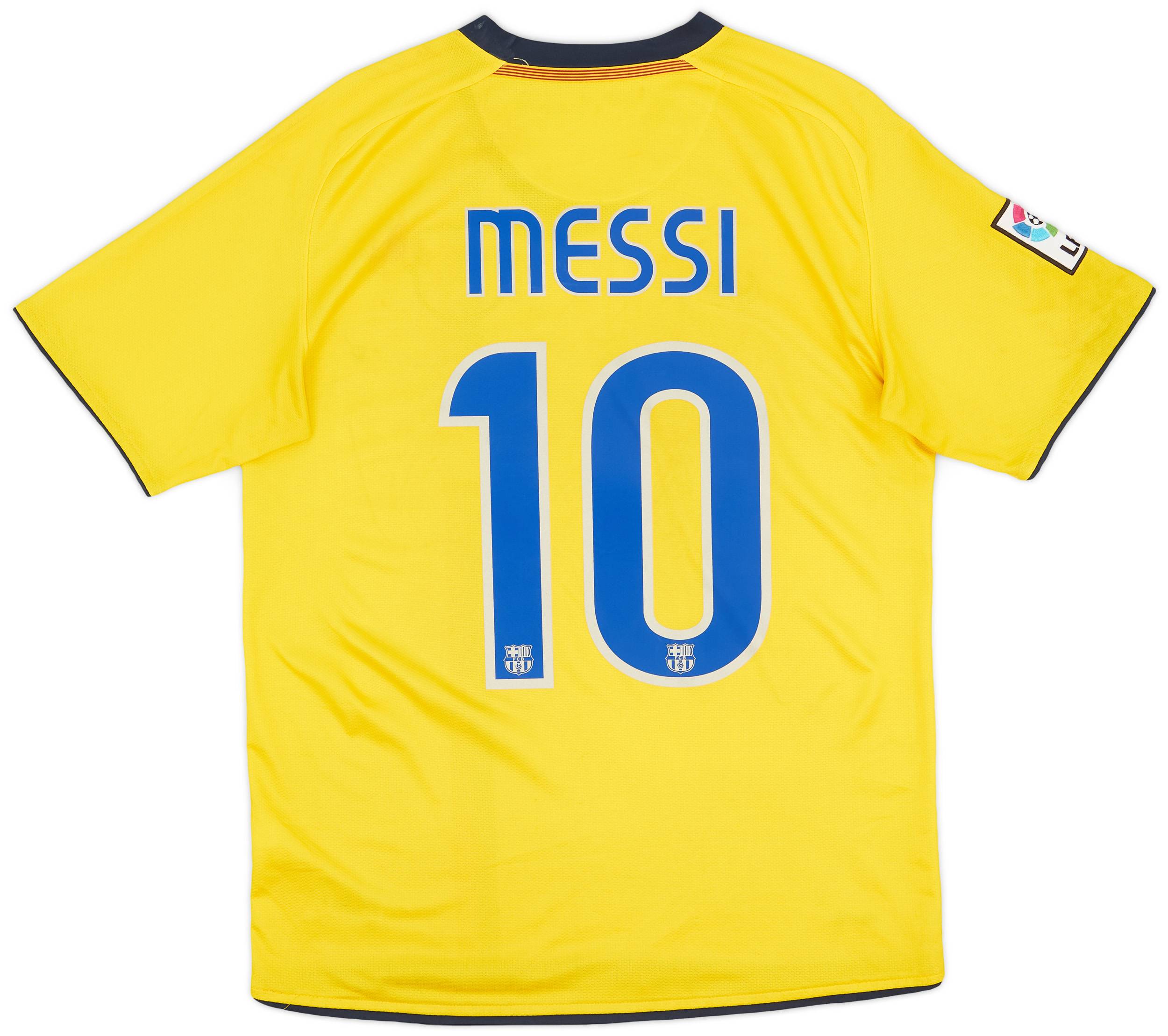 2008-10 Barcelona Away Shirt Messi #10 - 5/10 - (M)