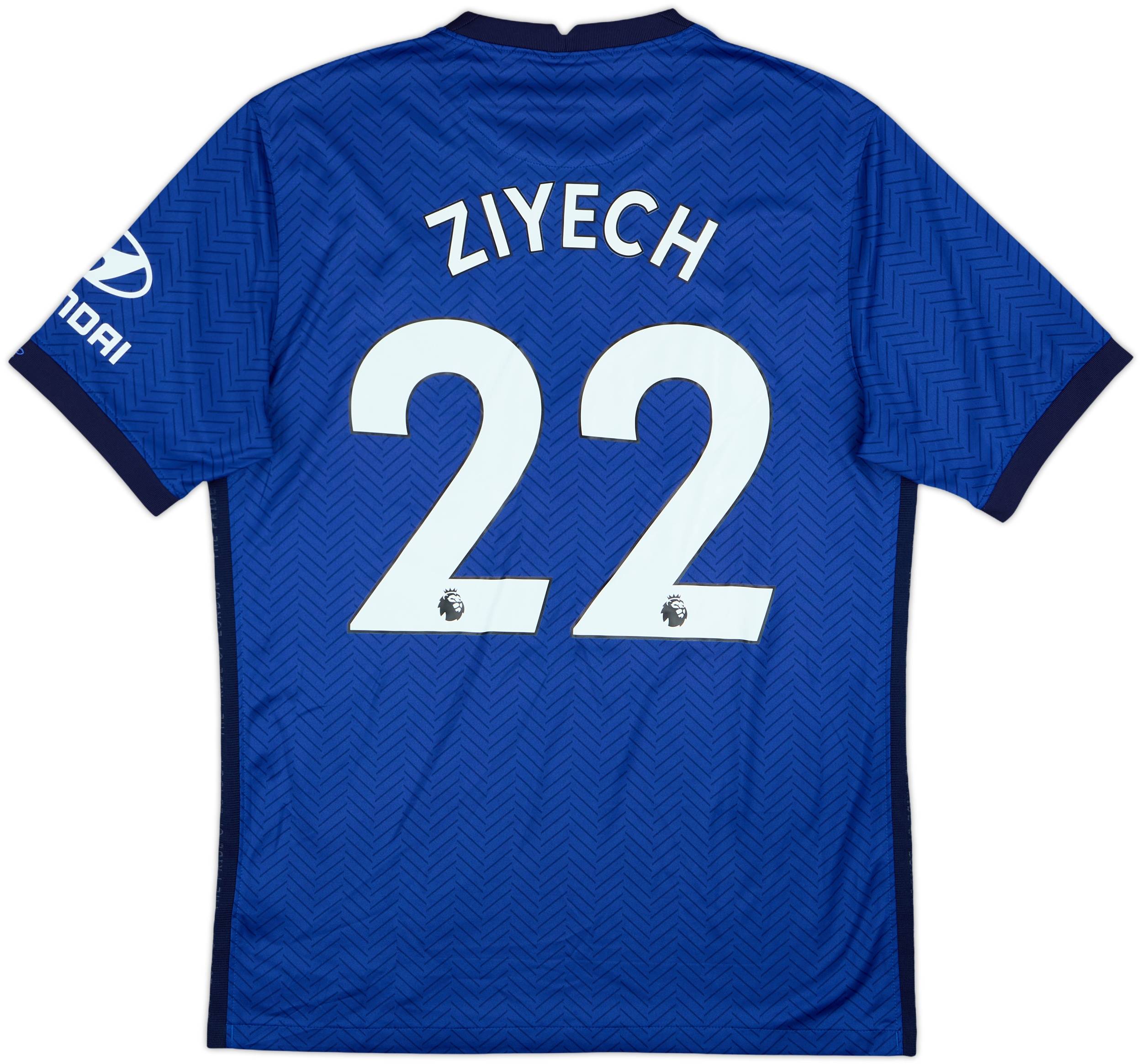 Chelsea ZIYECH 22 オーセンティック　ユニフォーム　20-21 2020-21 Chelsea Home Shirt Ziyech #22 - 7/10 - (M)
