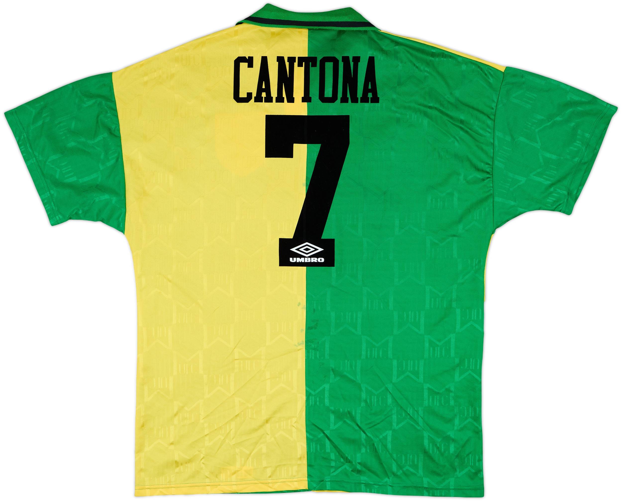 1992-94 Manchester United Third Shirt Cantona #7 - 7/10 - (XL)