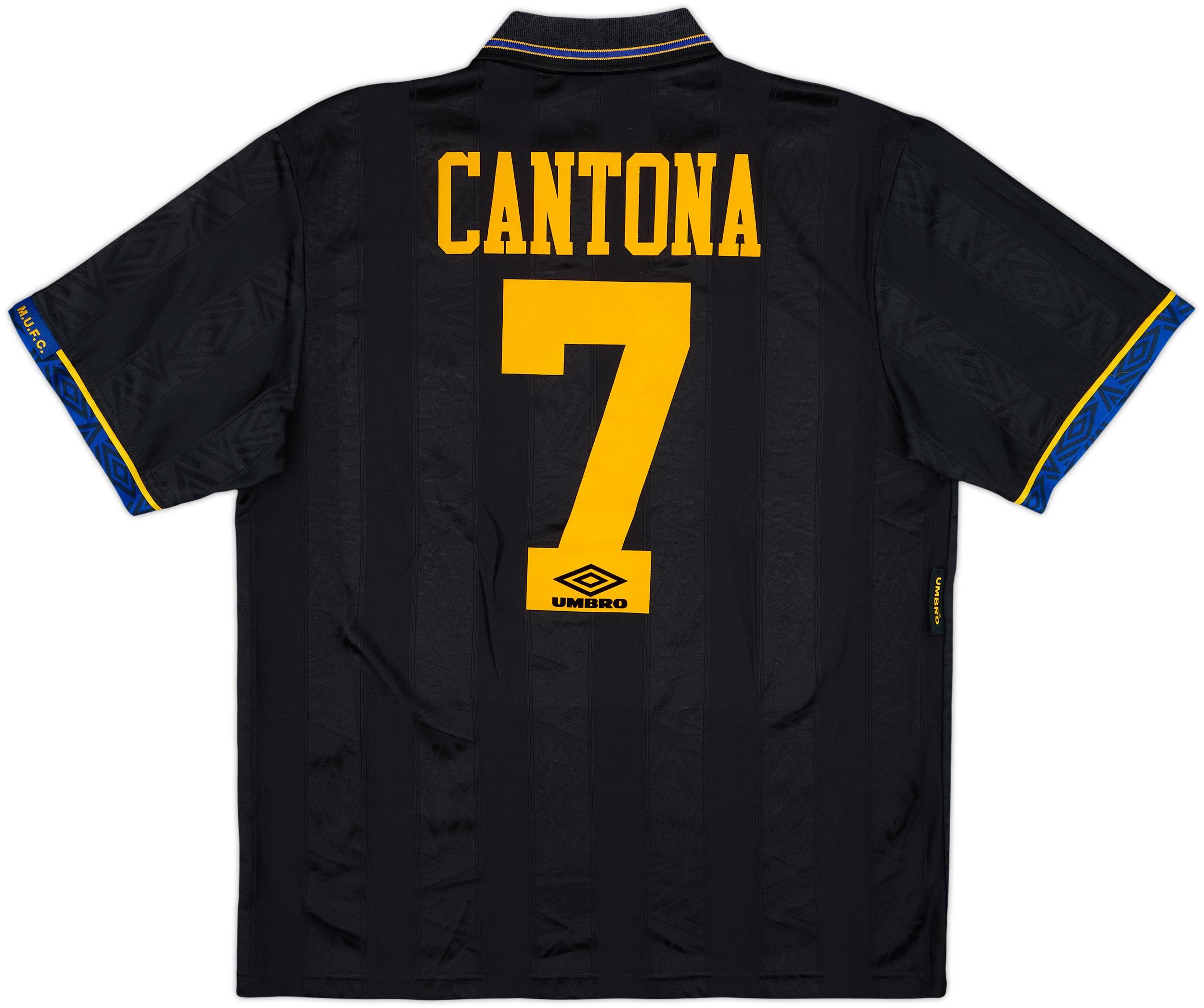 1993-95 Manchester United Away Shirt Cantona #7 - 8/10 - (L)