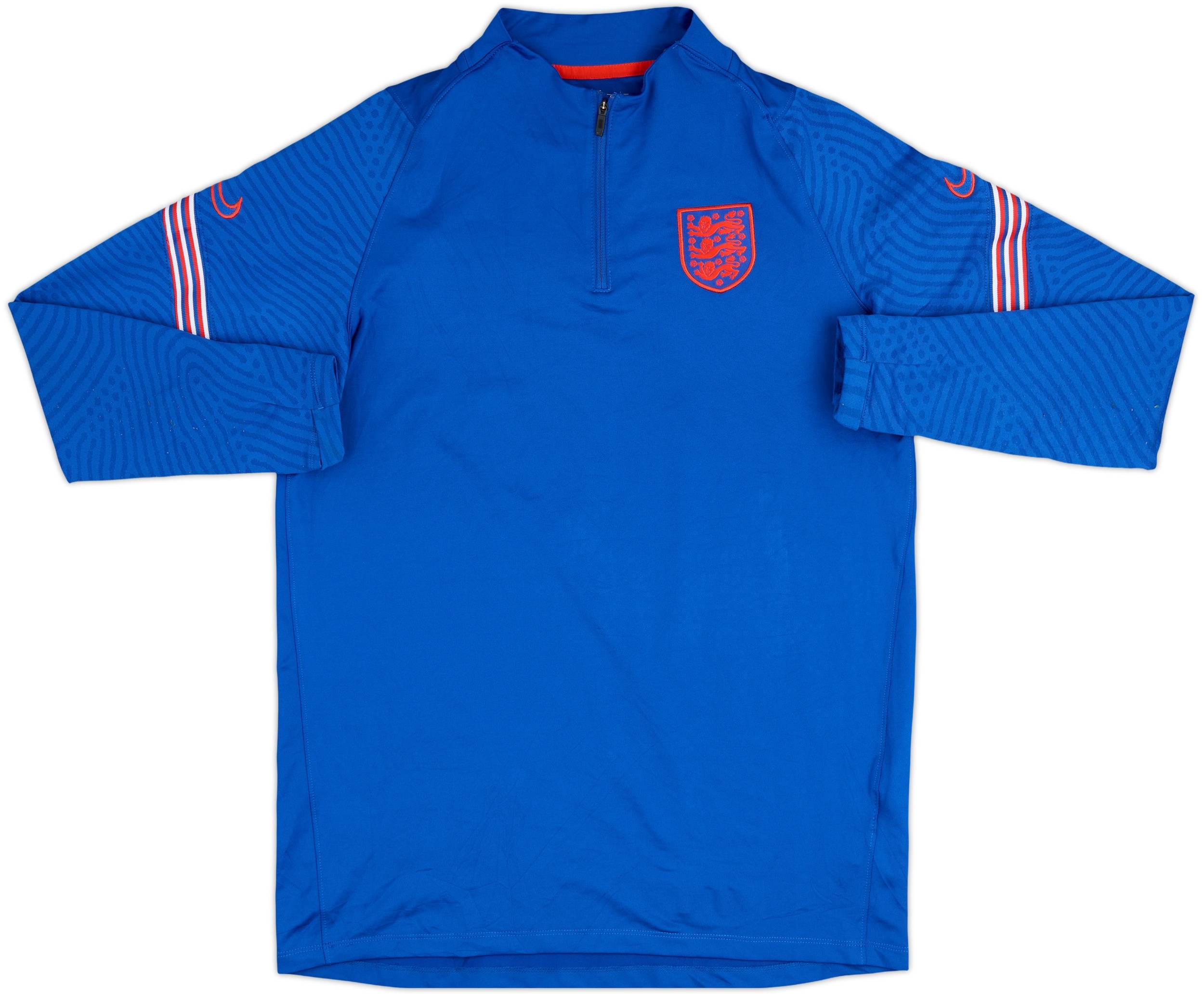 2020-21 England Nike 1/4 Zip Drill Top - 8/10 - (L)