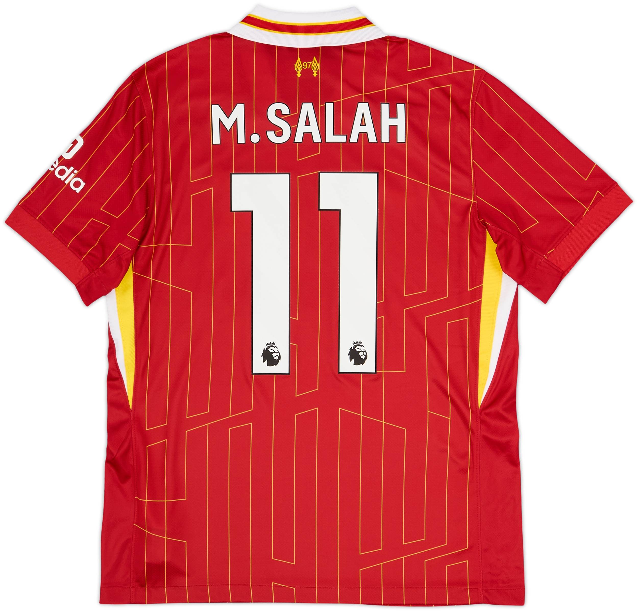 ウェア Liverpool FC 24/25 M.SALAH 11 2024-25 Liverpool Home Shirt M.Salah #11 - 7/10 - (M)