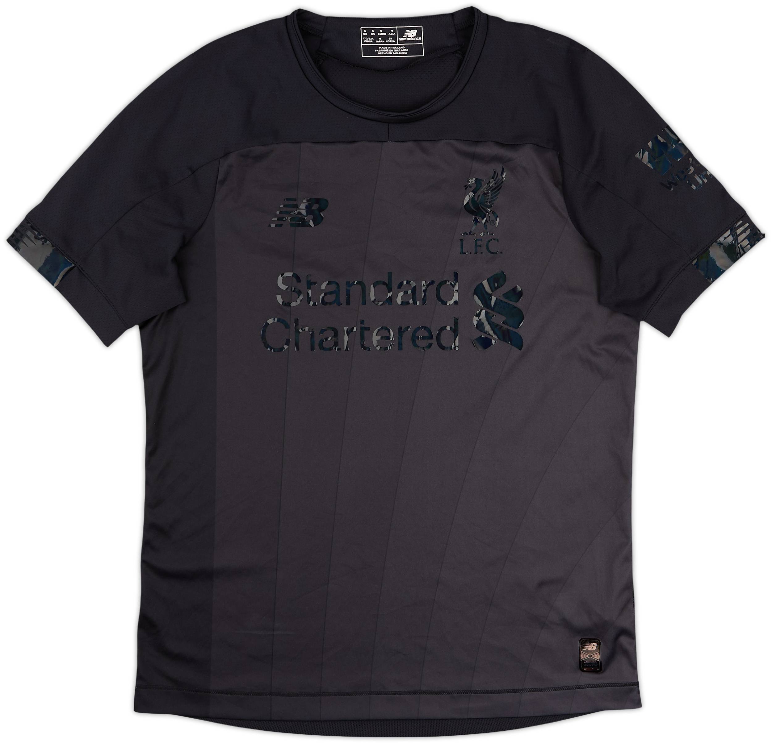 2019-20 Liverpool Blackout Shirt - 8/10 - (S)