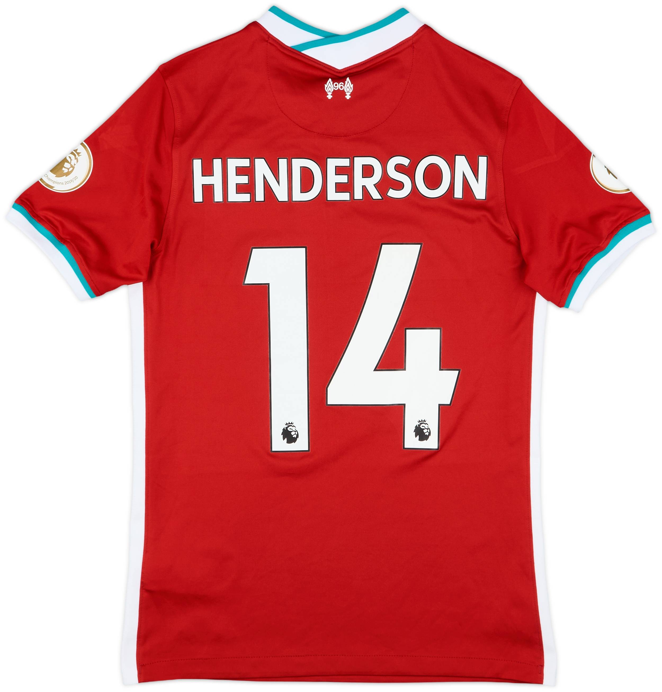 2020-21 Liverpool Home Shirt Henderson #14 8/10 (S)