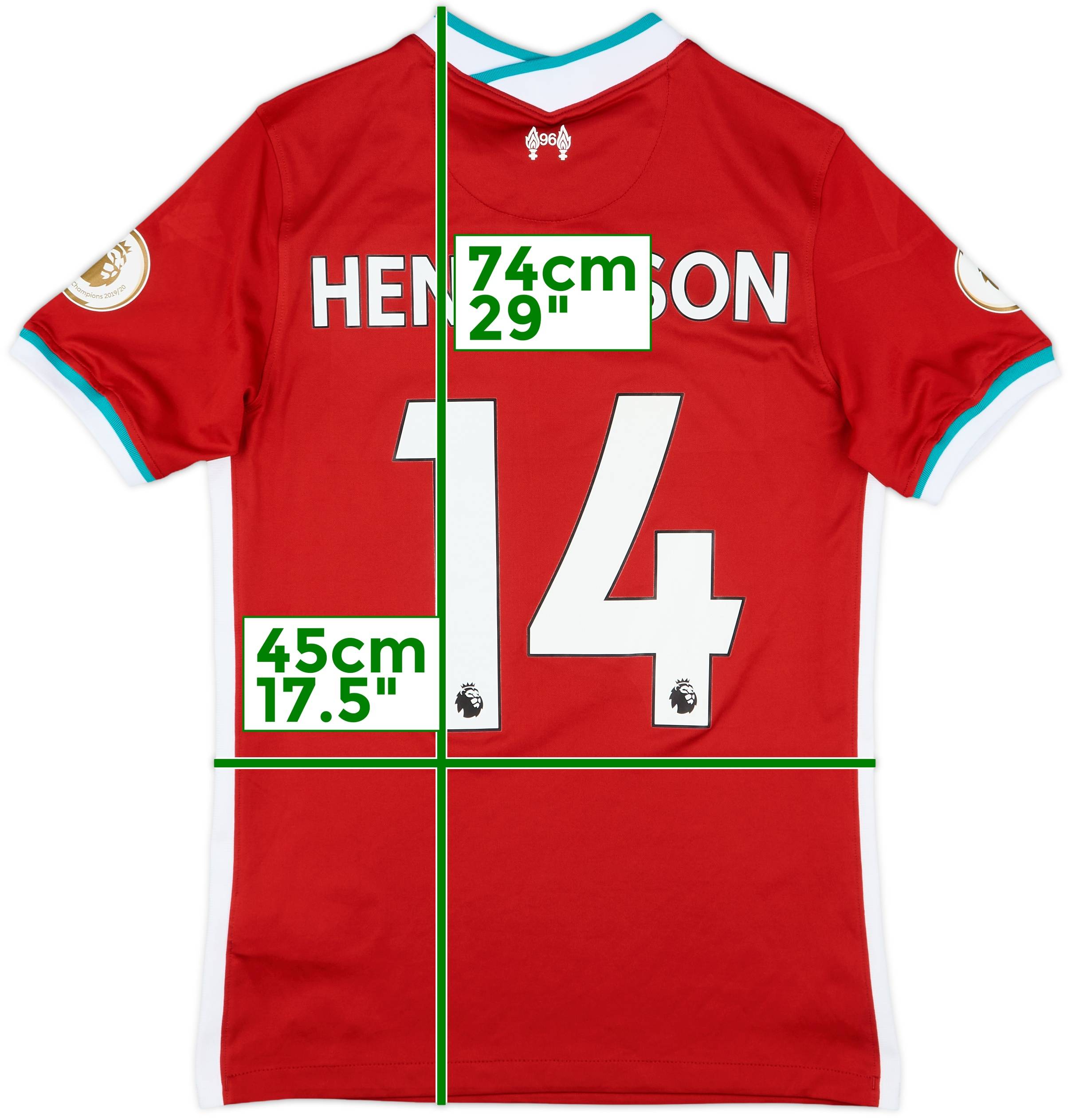 2020-21 Liverpool Home Shirt Henderson #14 - 8/10 - (S)
