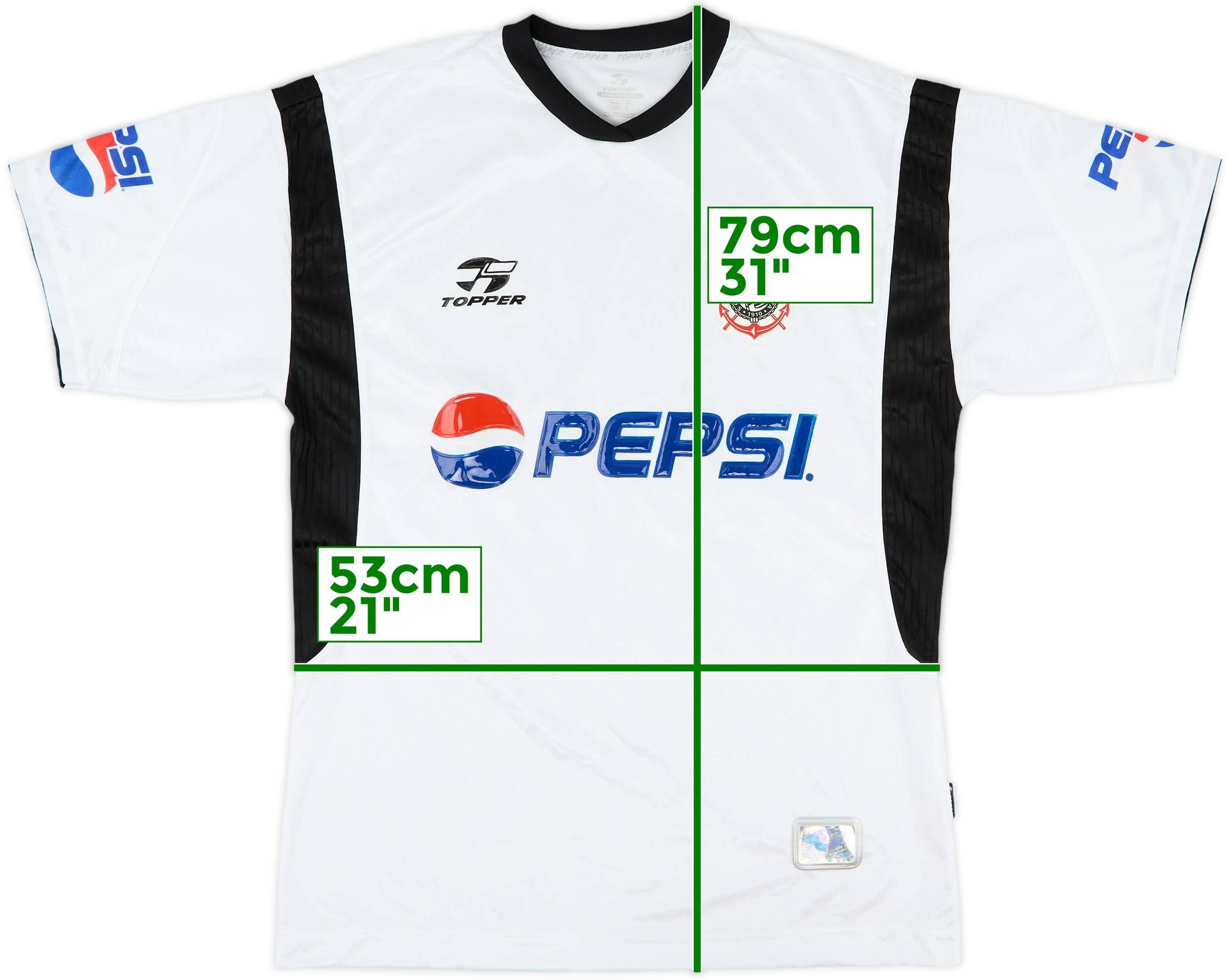 2002-03 Corinthians Home Shirt #10 - 5/10 - (M)