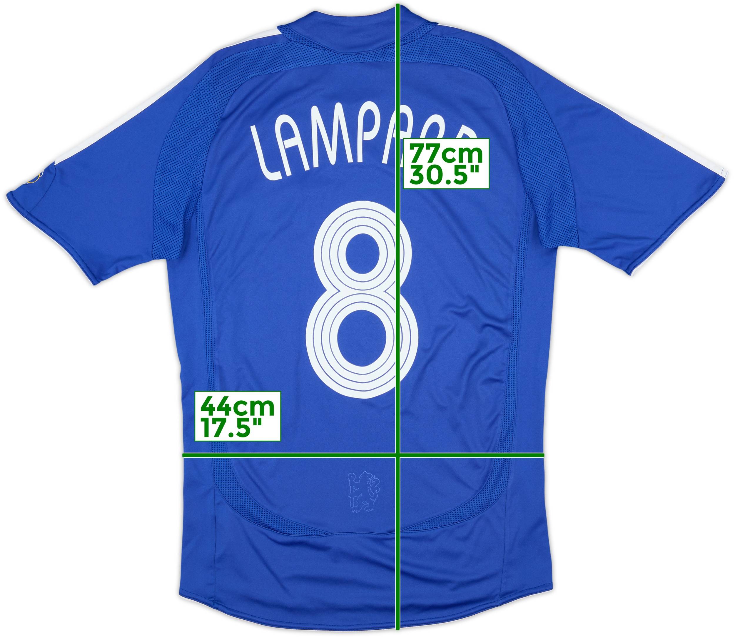 2006-08 Chelsea Home Shirt Lampard #8 - 5/10 - (S)