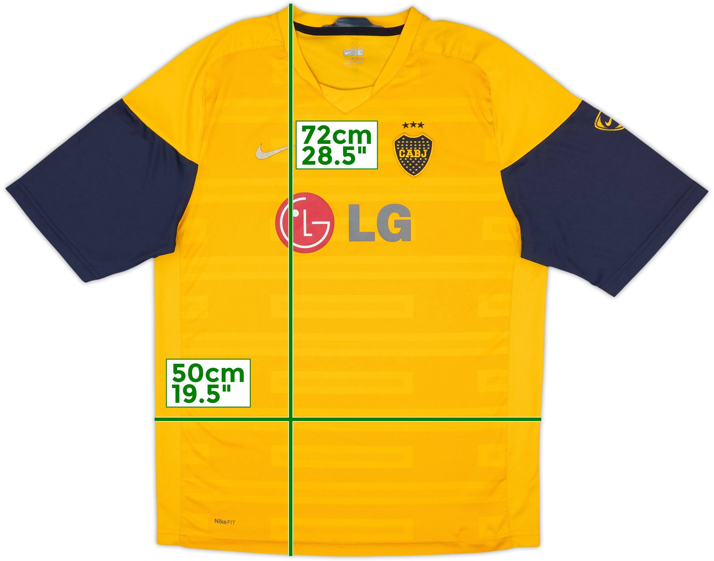 NIKE Boca Juniors選手支給モデル　マラドーナtotal90 CAMISETA TITULAR AUTHENTIC BOCA JUNIORS 24/25 MANGA LARGA | eBay