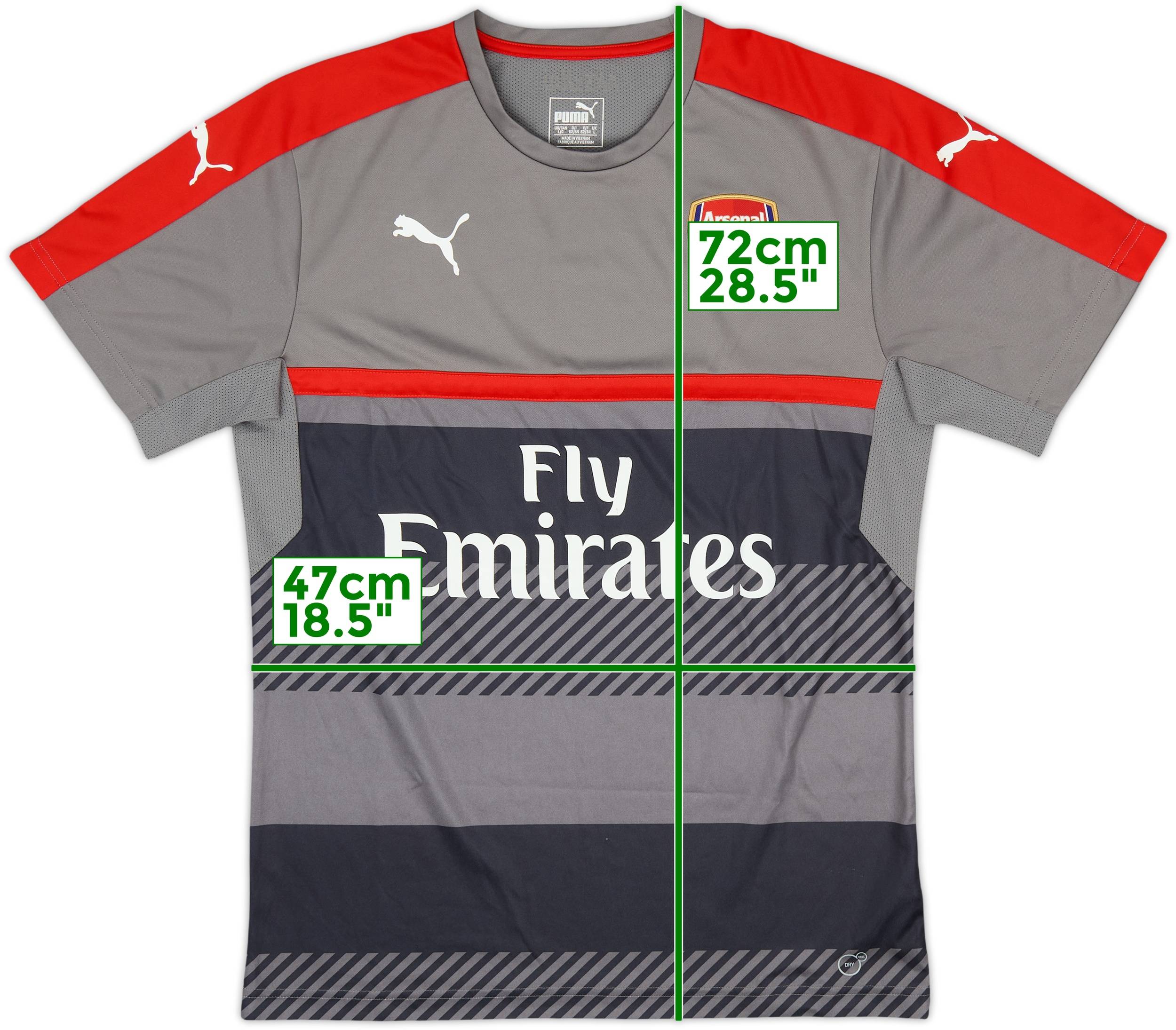 Puma Arsenal FC ユニフォーム 2016-17シーズン　サイズM Puma Arsenal 2016/17 Home Soccer Jersey Football Shirt