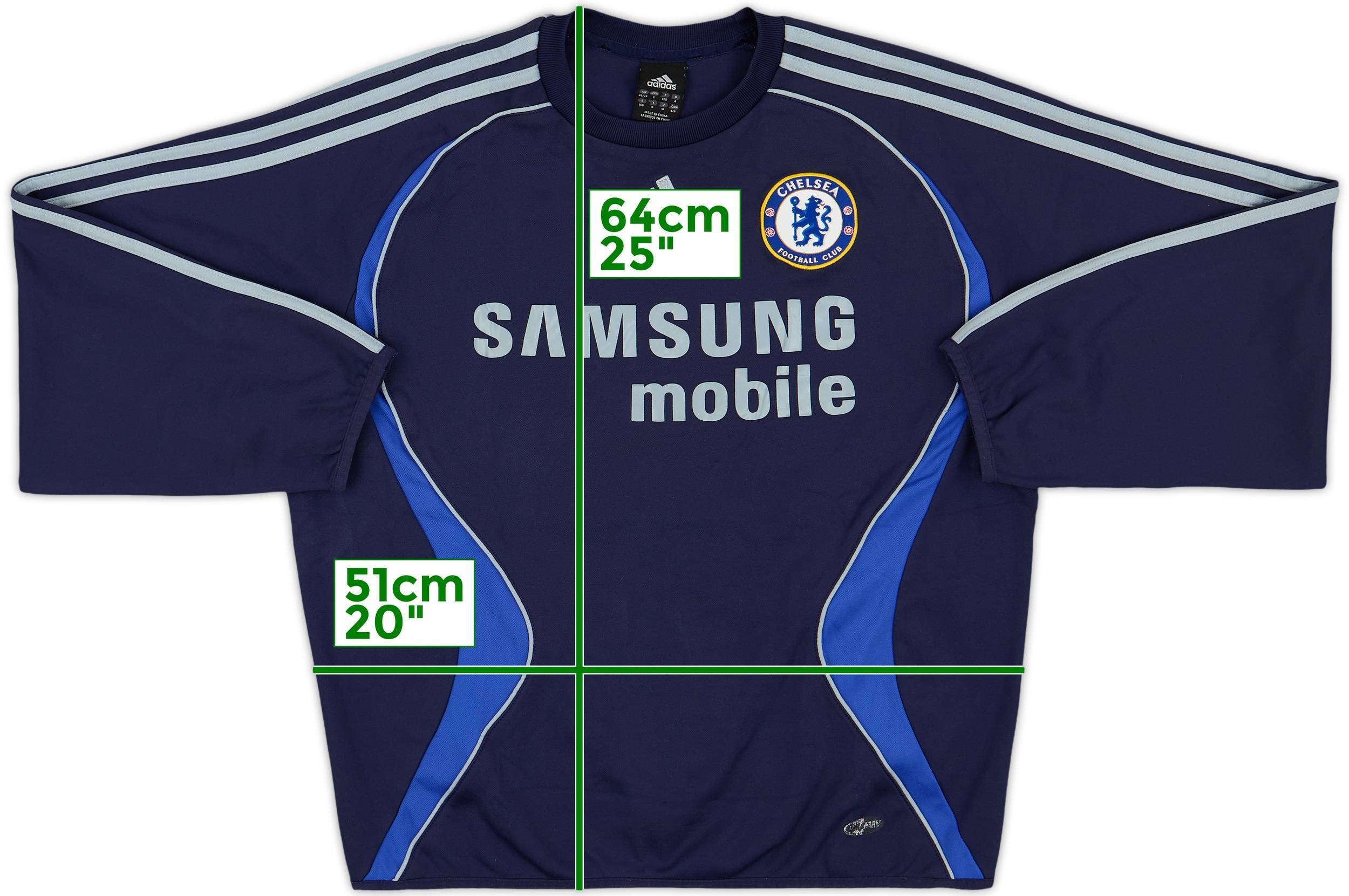 2006-07 adidas CHELSEA サッカーシャツ アウェイ 長袖 2006-07 adidas CHELSEA サッカーシャツ アウェイ 長袖 adidas