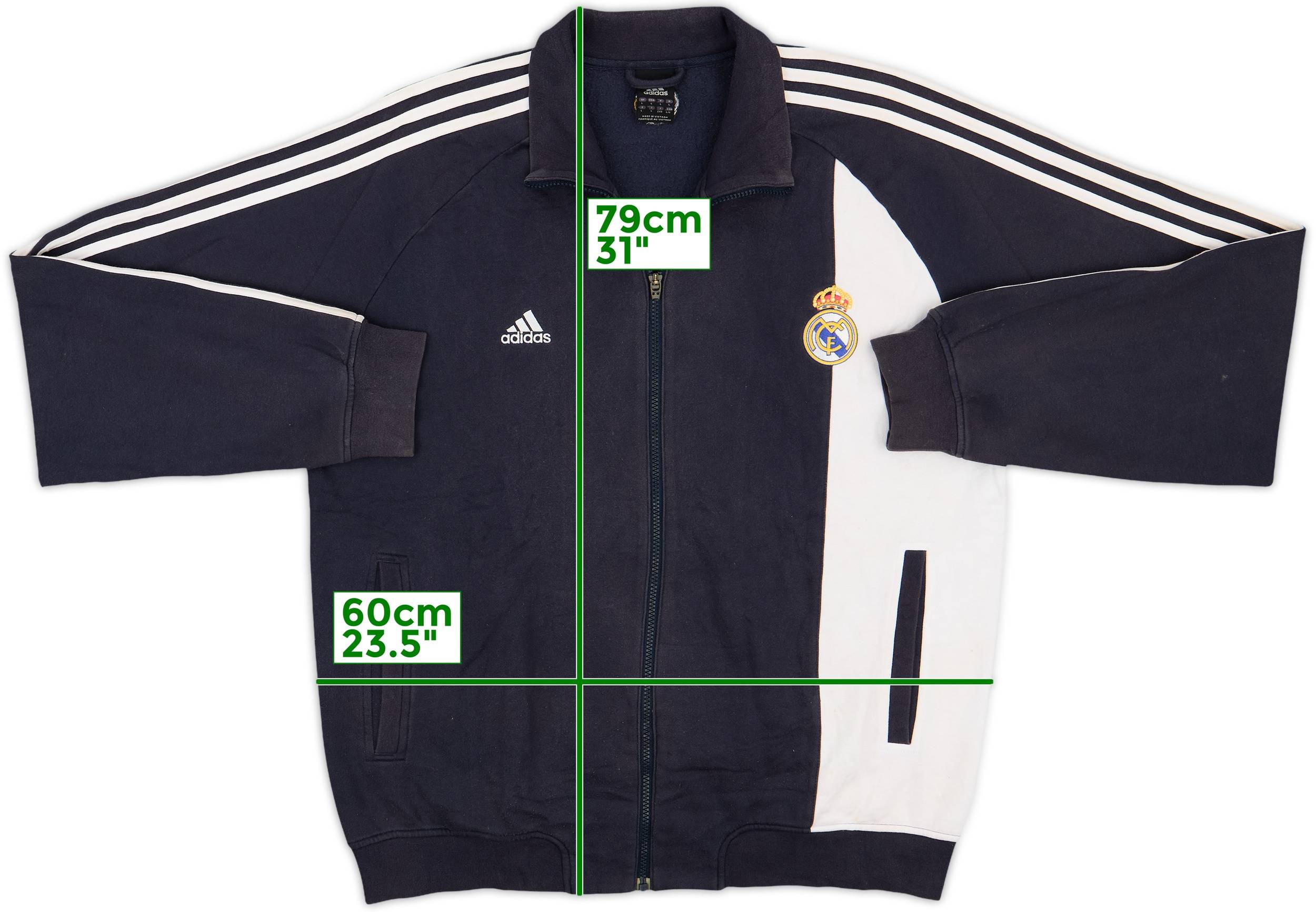 ウェア 2006-07 adidas Real Madrid track jacket 2006-07 Real Madrid adidas Formotion Track Jacket - 7/10 - (M)