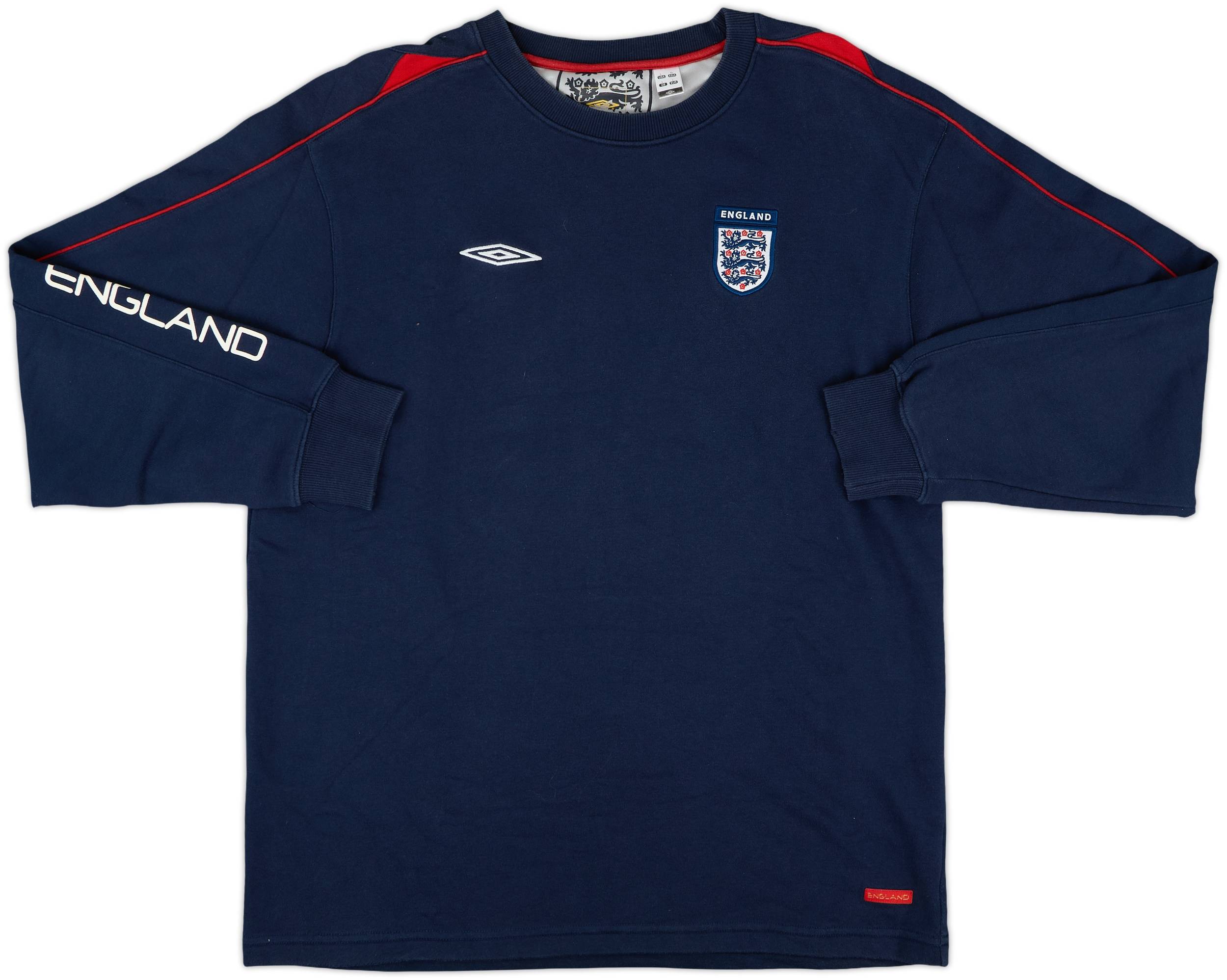 ウェア UMBRO ENGLAND L/S Soccer Uniform 2006-08 England Umbro Sweat Top - 7/10 - (L)