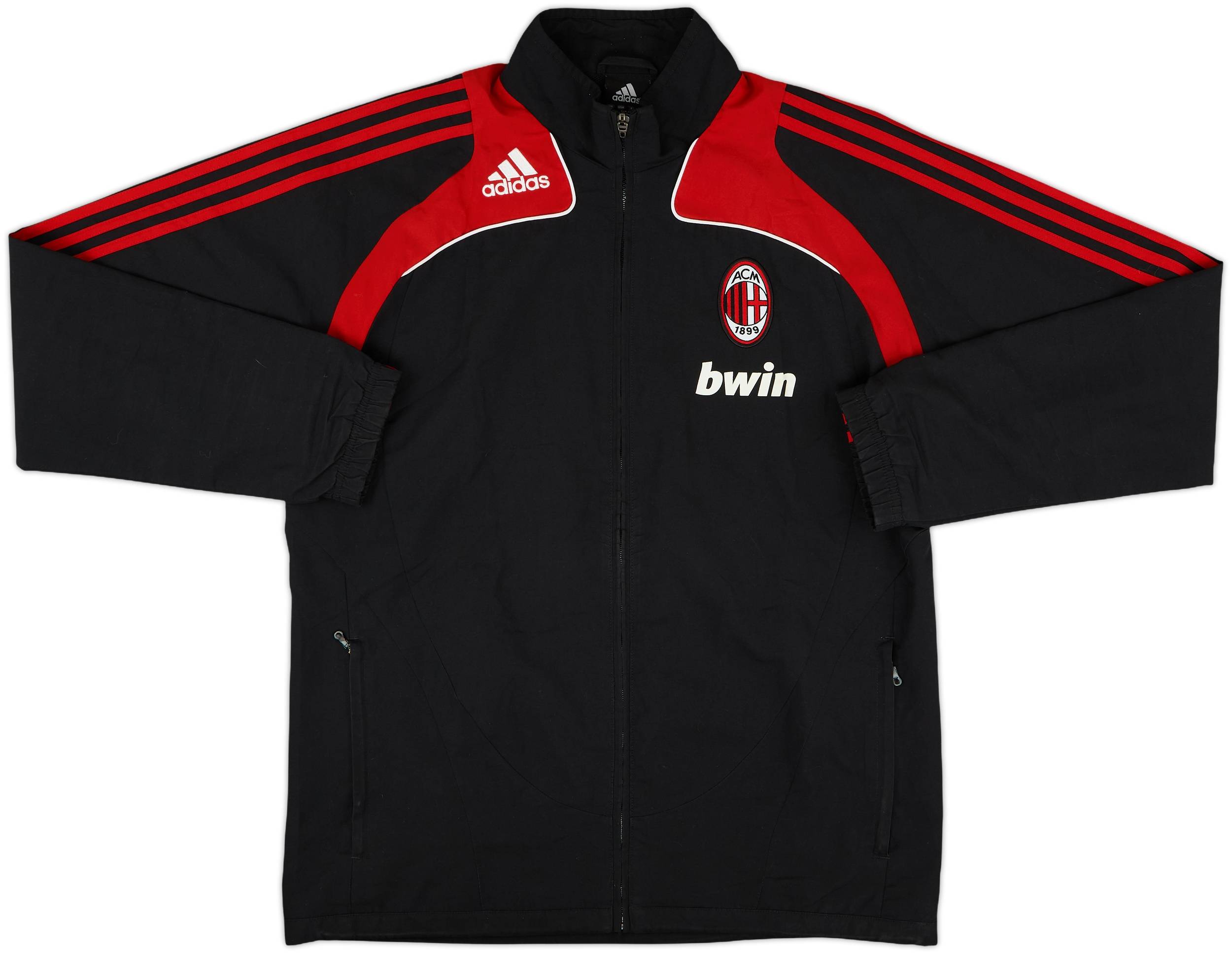 2008-09 AC Milan adidas Track Jacket - 8/10 - (M)