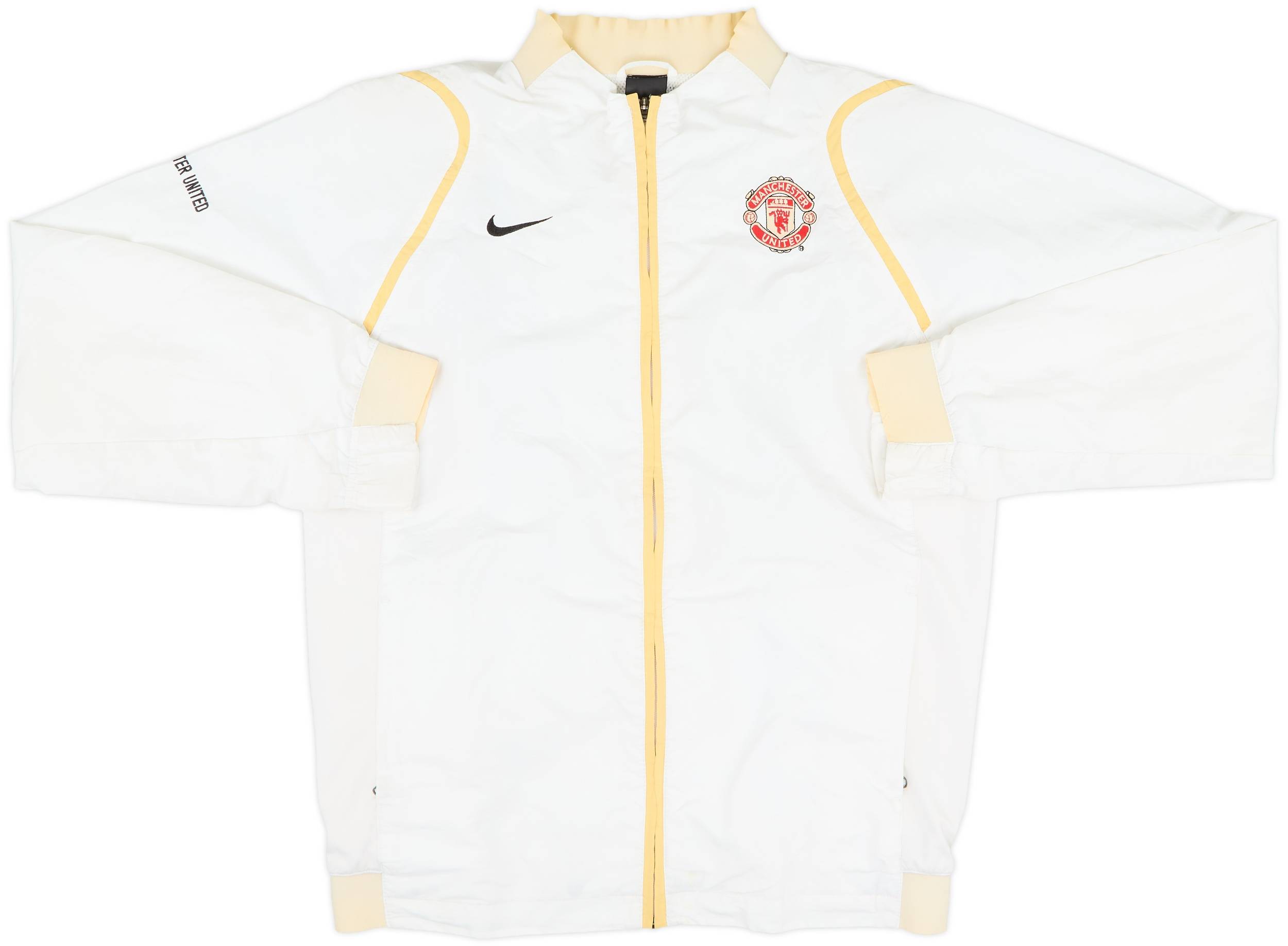 Manchester United Nike ジャケット ホワイト サイズM 2006-07 Manchester United Nike Track Jacket - 7/10 - (L)