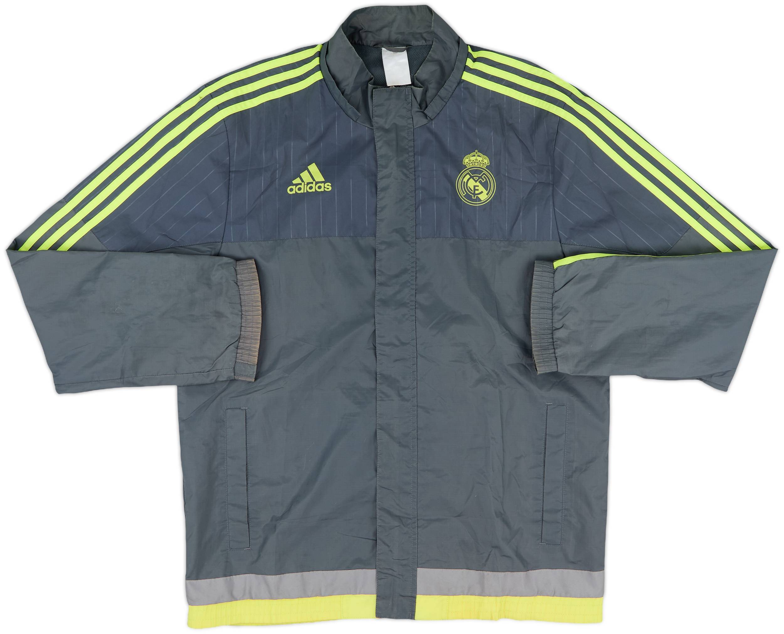 2015-16 Real Madrid adidas Rain Jacket - 7/10 - (M)