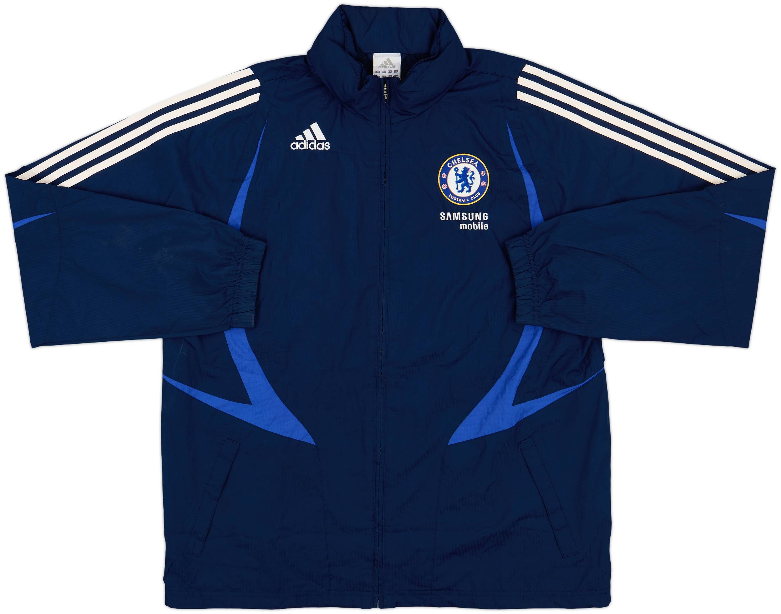 hp - Chelsea 2007-08 Chelsea adidas Hooded Rain Jacket - 9/10 - (L)