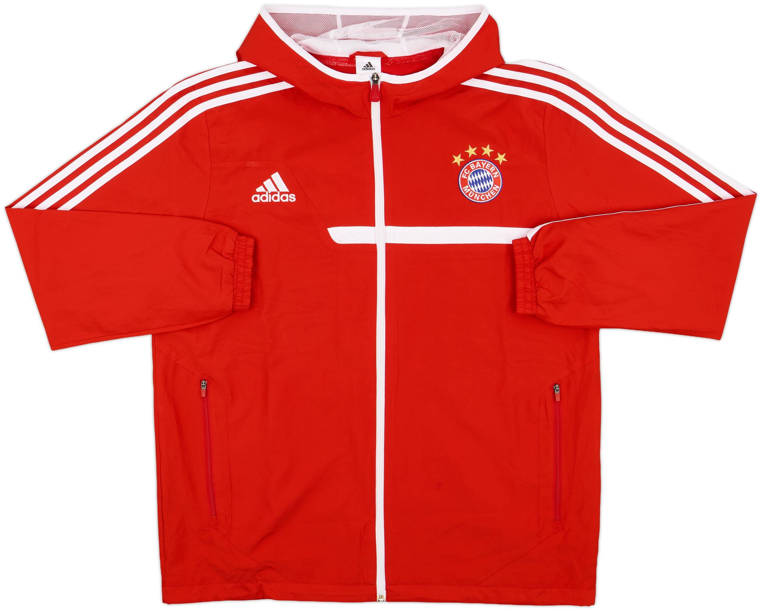 adidas FC Bayern München ジャージ XXO 2013-14 Bayern Munich adidas Hooded Track Jacket - 9/10 - (L/XL)