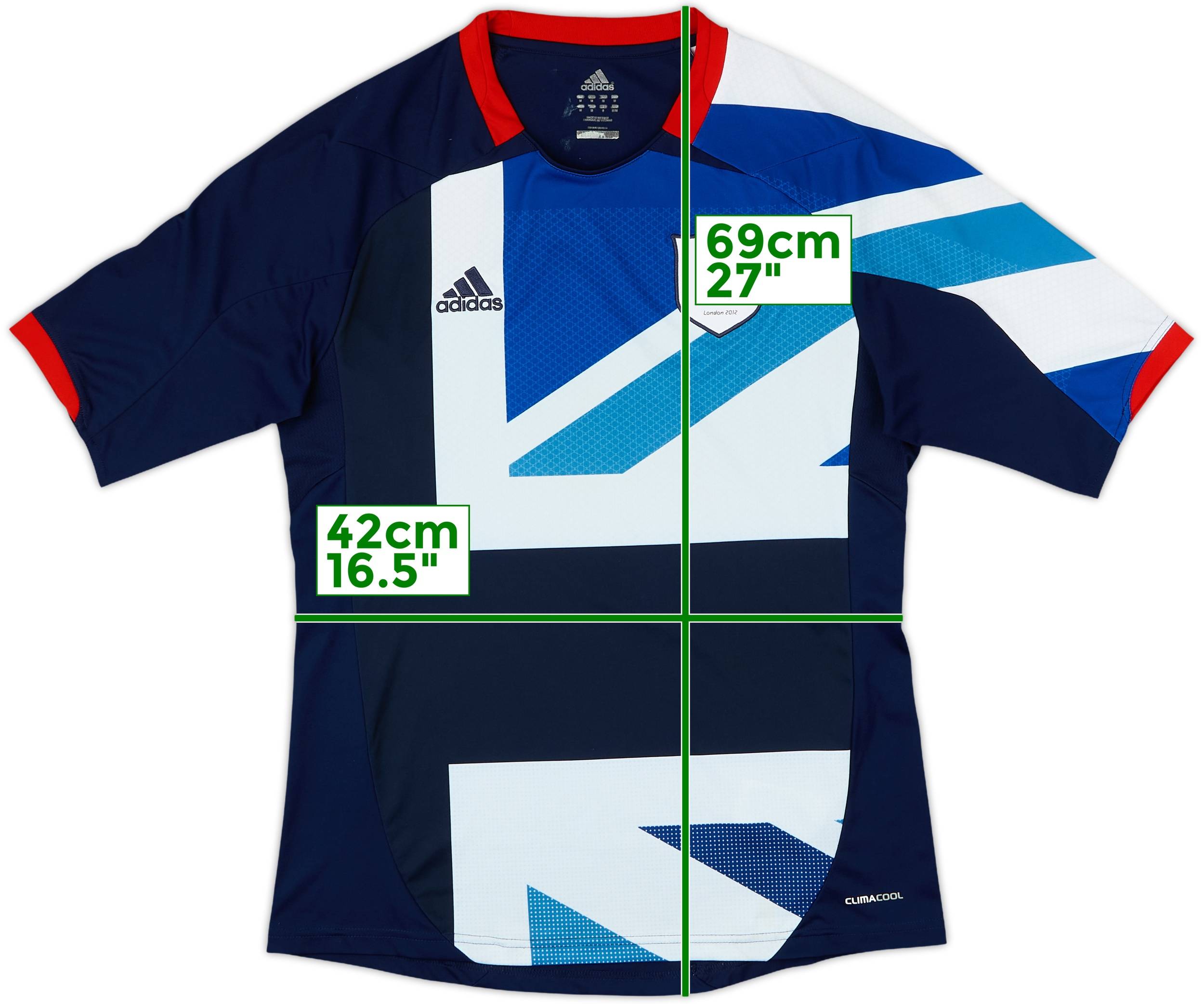 adidas team GB 2012  ユニフォーム シャツ 2012 Team GB Olympic Home Shirt - 7/10 - (M)