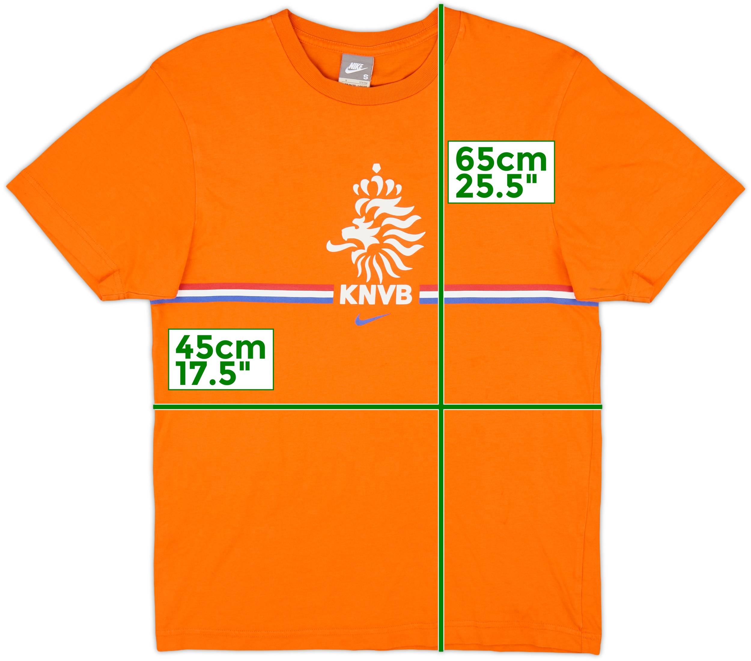 2008-09 Netherlands Nike Cotton Tee - 7/10 - (S)