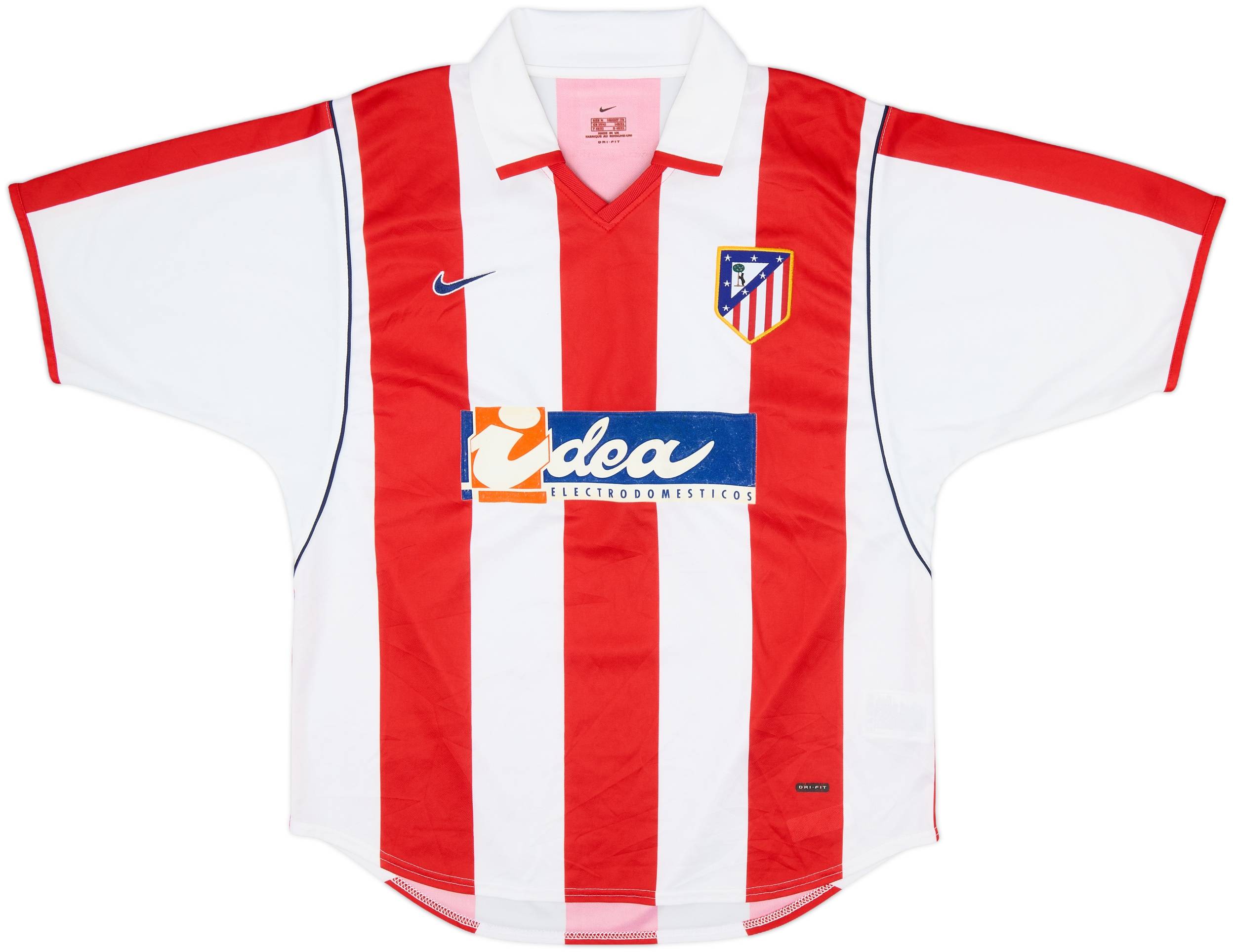 2001-02 Atletico Madrid Home Shirt F.Torres #9 - 9/10 - (M)