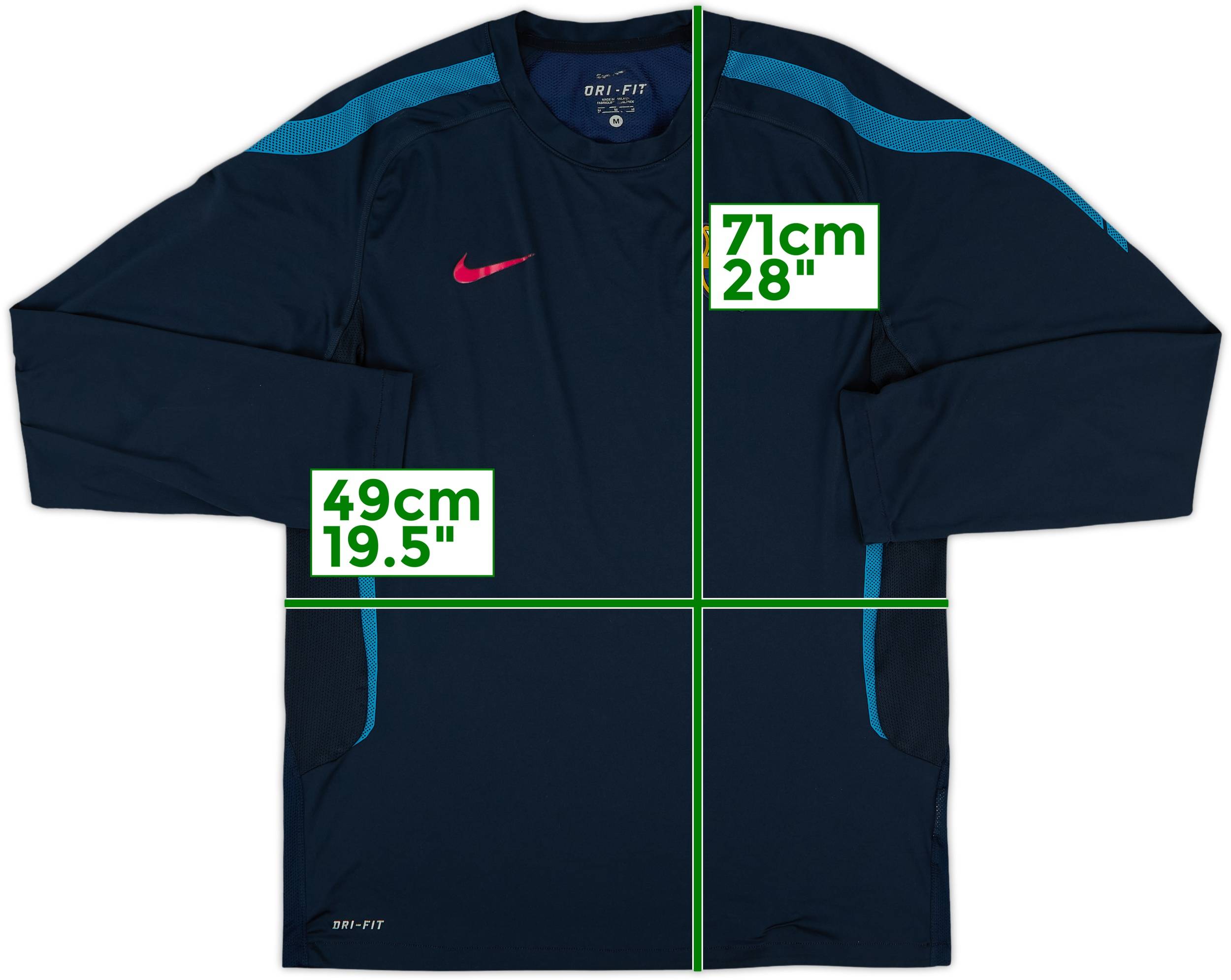 ウェア NIKE Barcelona Uniform L/S Tee Spain Classy Nike FC Barcelona 2019 LS Retro Shirt Released
