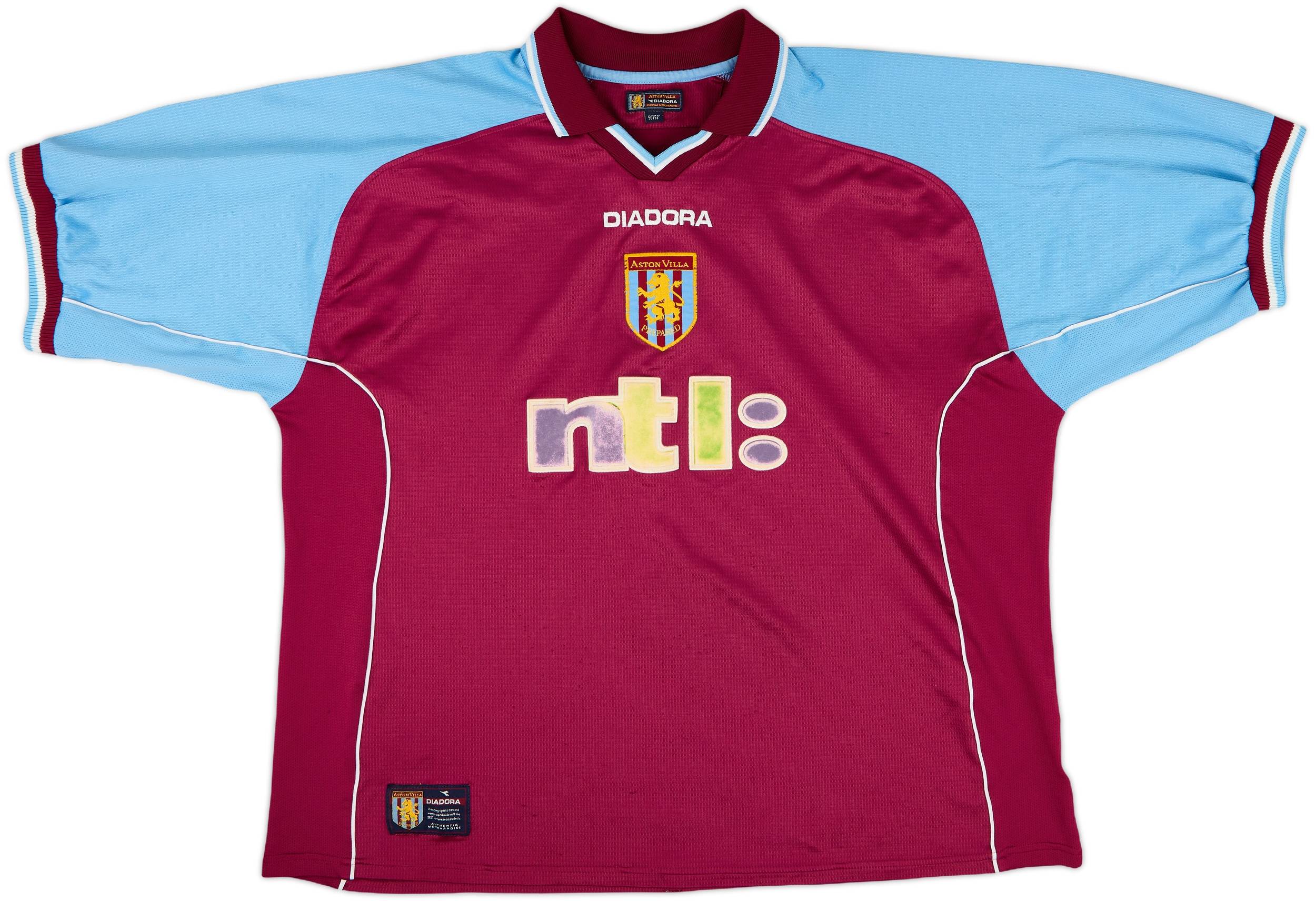 2000-01 Aston Villa Home Shirt - 5/10 - (XXL)